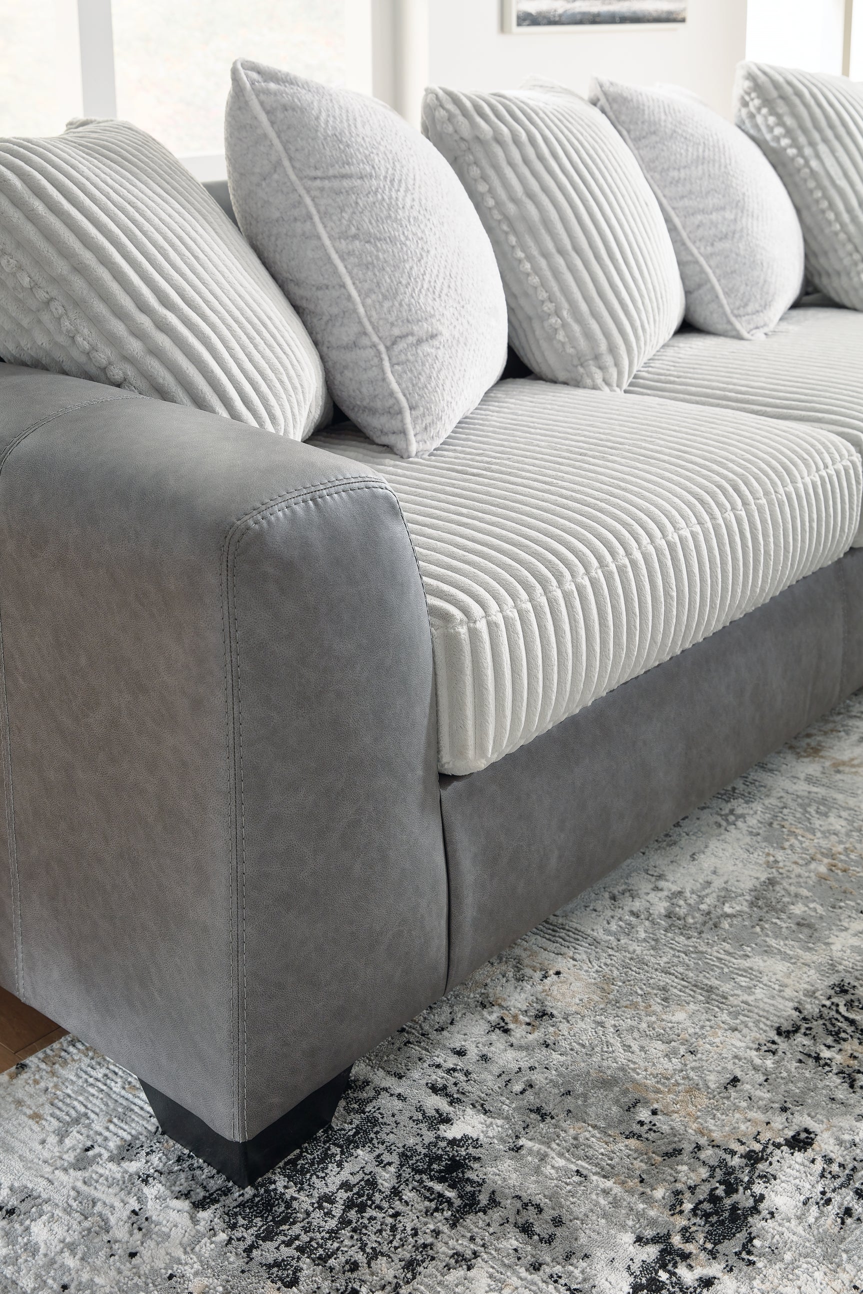 Clairette Court Sectional - Tampa Furniture Outlet