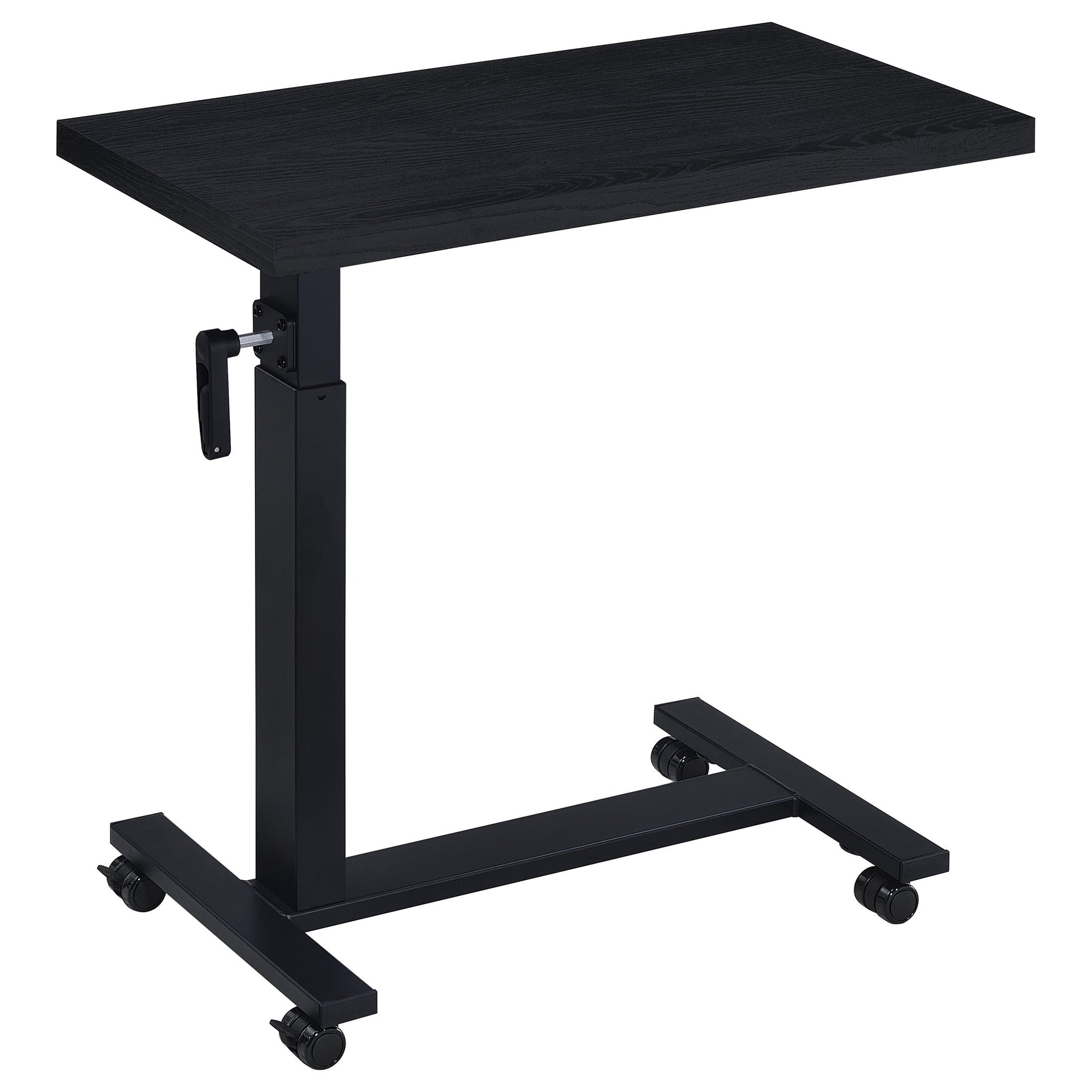 Westpark Height Adjustable Mobile Bedroom C-Table Black - Tampa Furniture Outlet