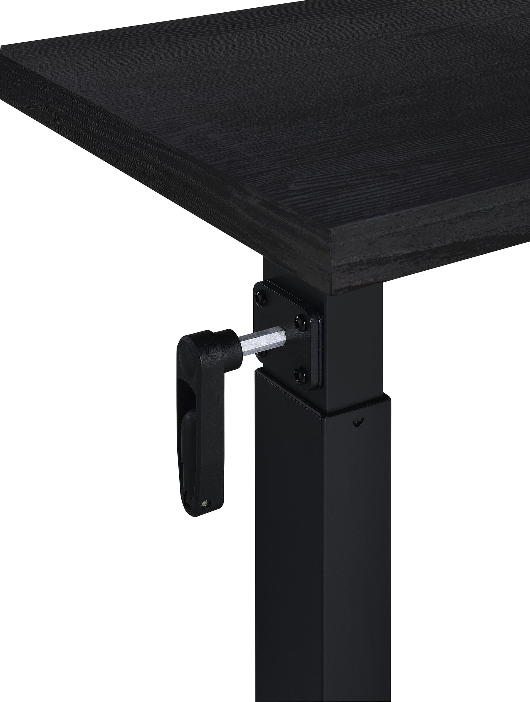 Westpark Height Adjustable Mobile Bedroom C-Table Black - Tampa Furniture Outlet