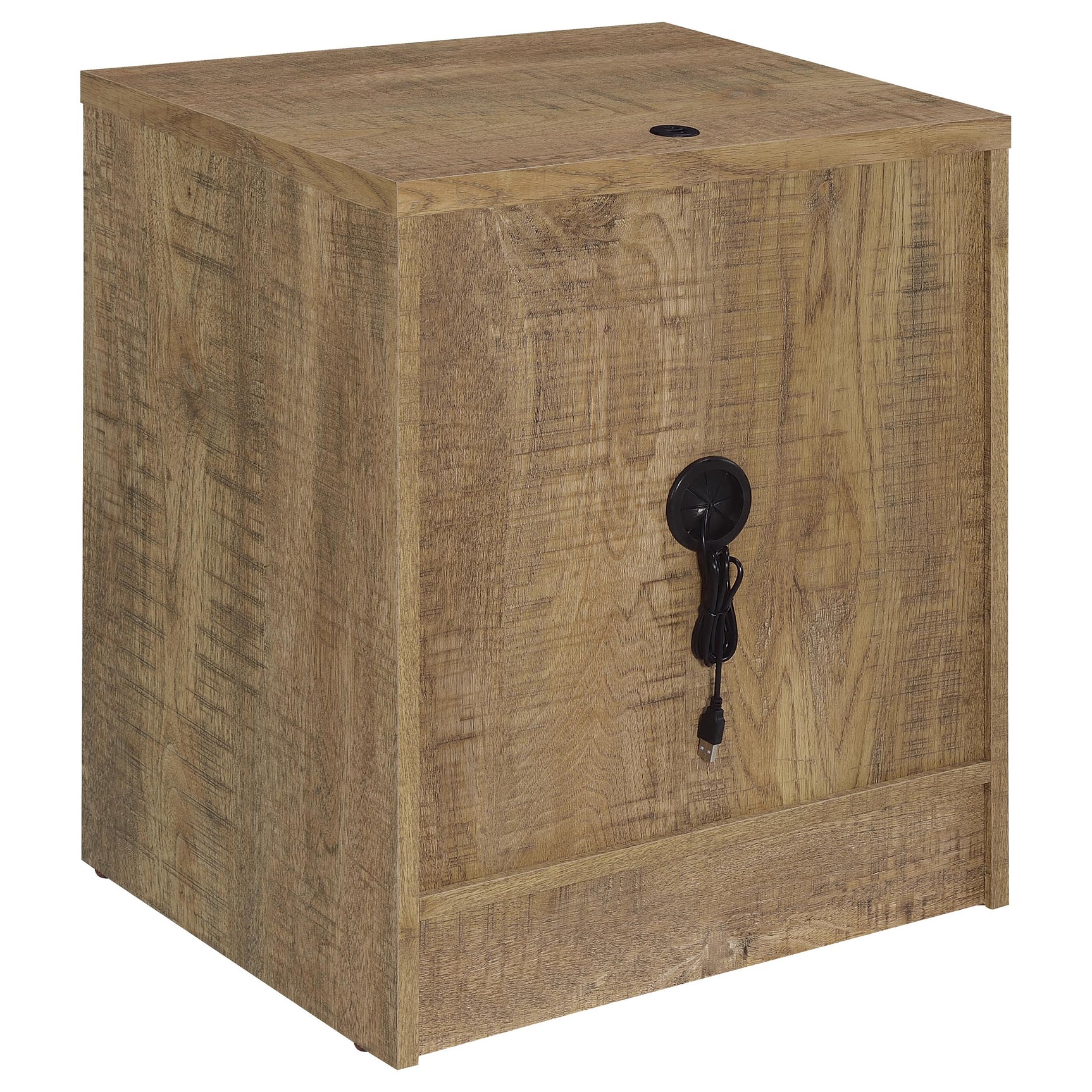 Westpark 2-drawer Nightstand LED Lights and USB Mango - Tampa Furniture Outlet
