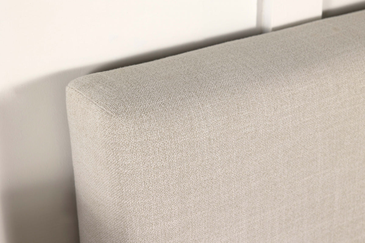 Pirro Upholstered Queen or Full Panel Headboard Sand