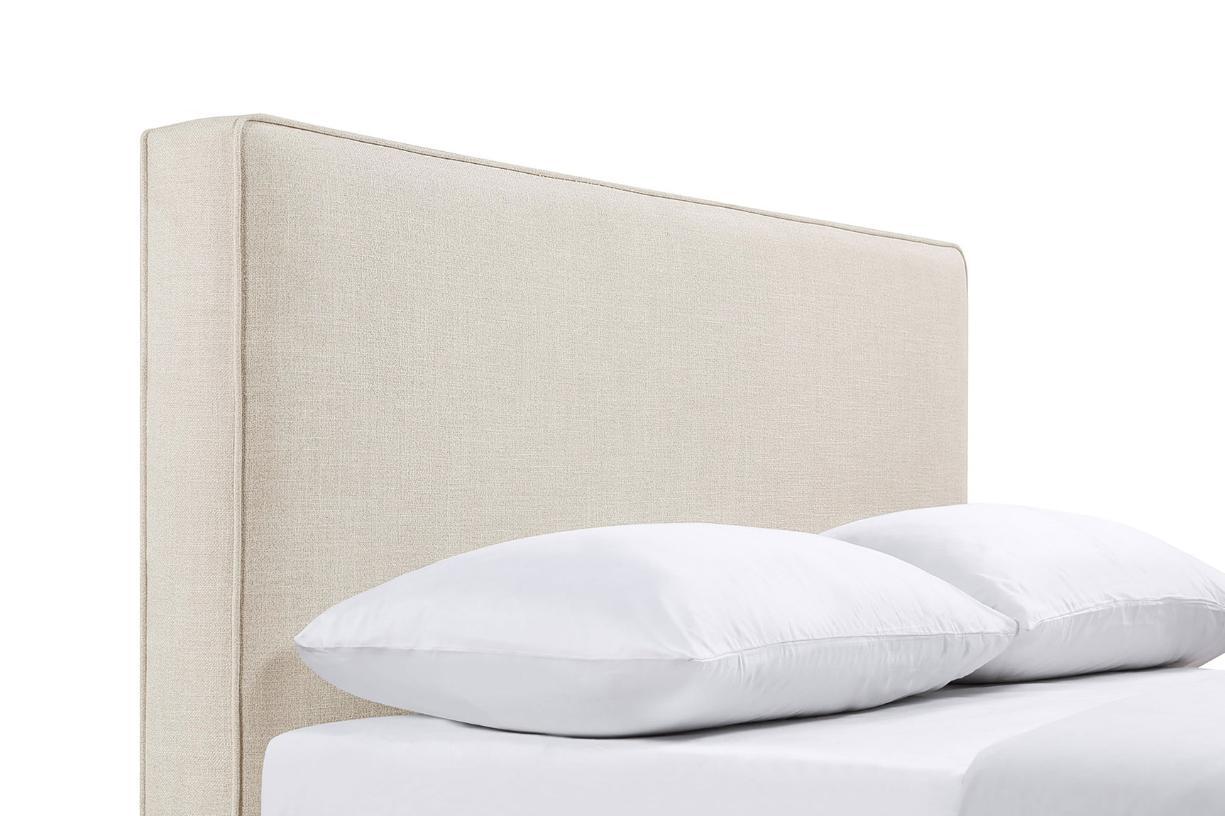 Kosmo Upholstered King Panel Headboard Sand - Tampa Furniture Outlet