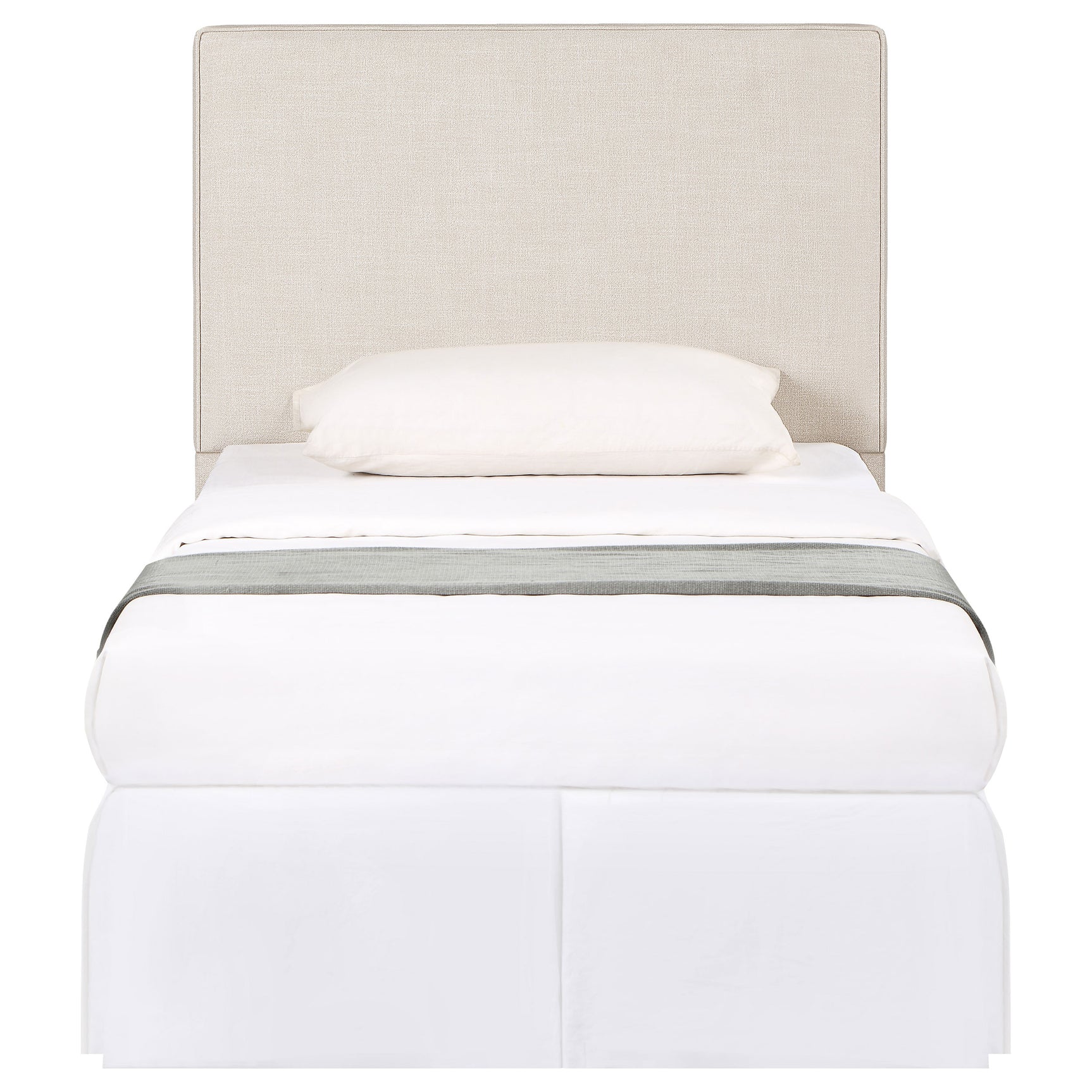 Kosmo Upholstered Twin Panel Headboard Sand - Tampa Furniture Outlet