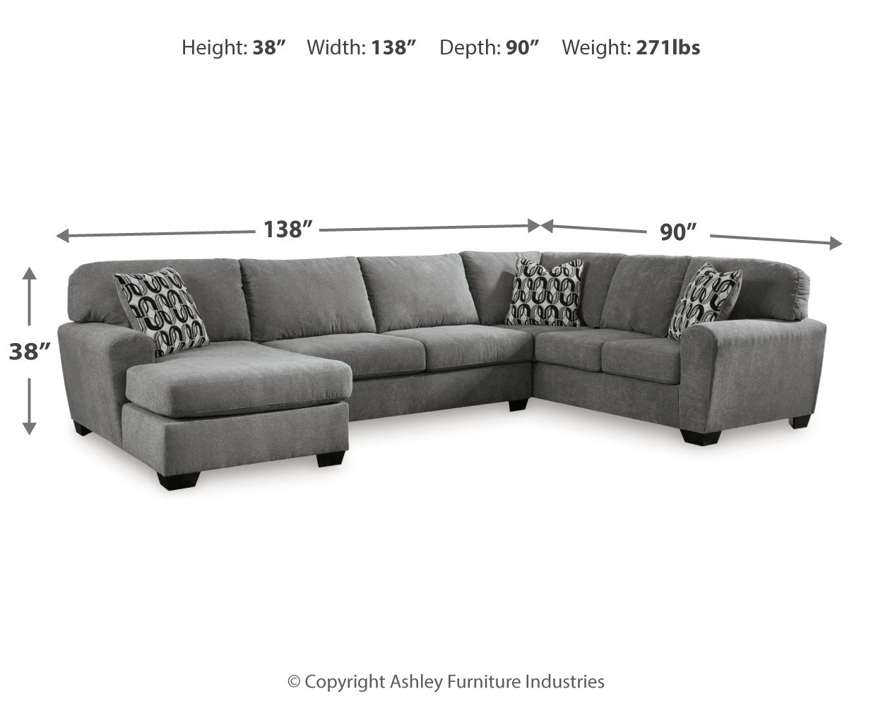 Birkdale Court Sectional - Tampa Furniture Outlet