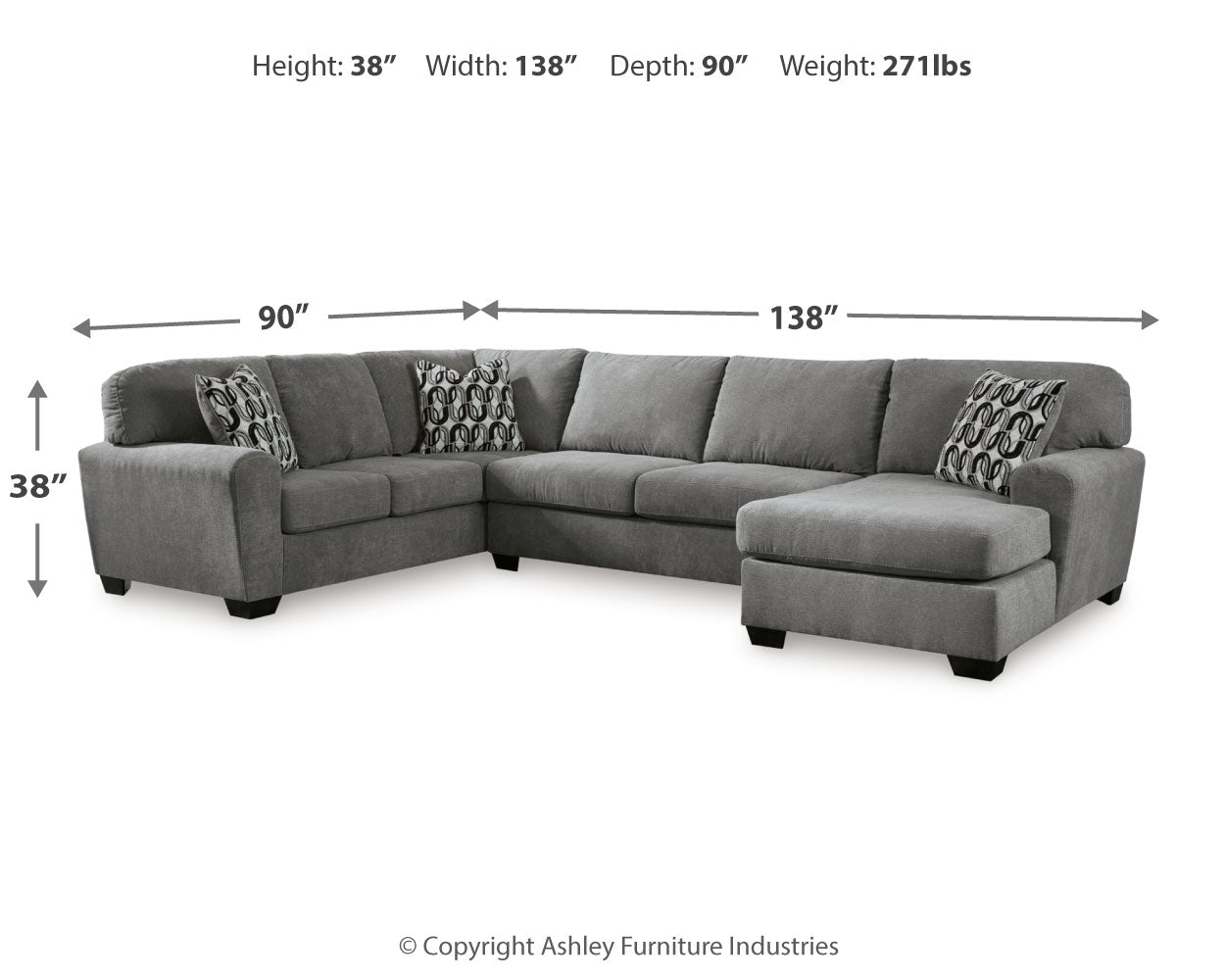 Birkdale Court Sectional - Tampa Furniture Outlet