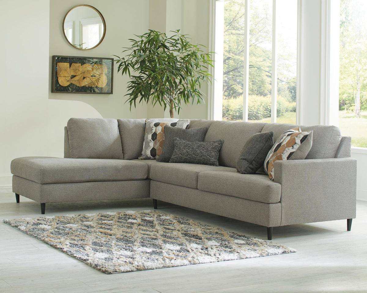 Tampa Furniture Outlet - Ashley Furniture - Santasia Sectional - RAF 2-Piece Sectional with Chaise - 33301S2
