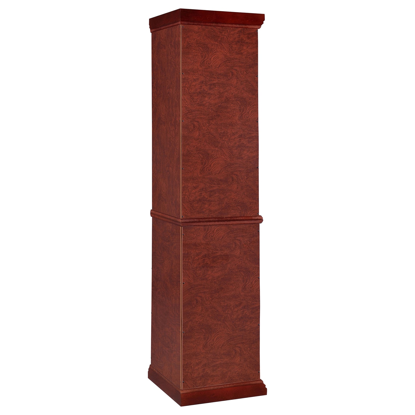 Appledale 6-shelf Corner Curio Display Cabinet Medium Brown - Tampa Furniture Outlet