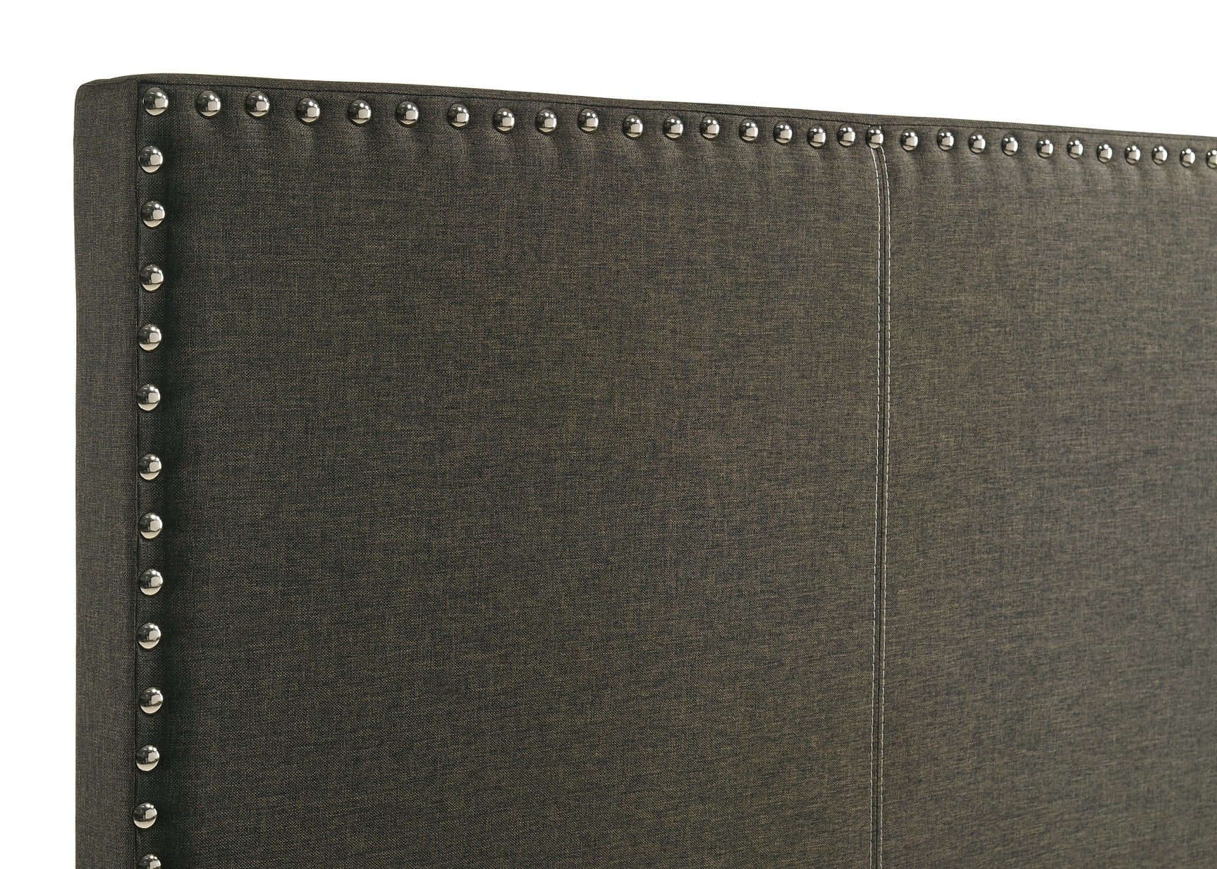 Boyd Upholstered Twin Panel Bed Charcoal - Tampa Furniture Outlet