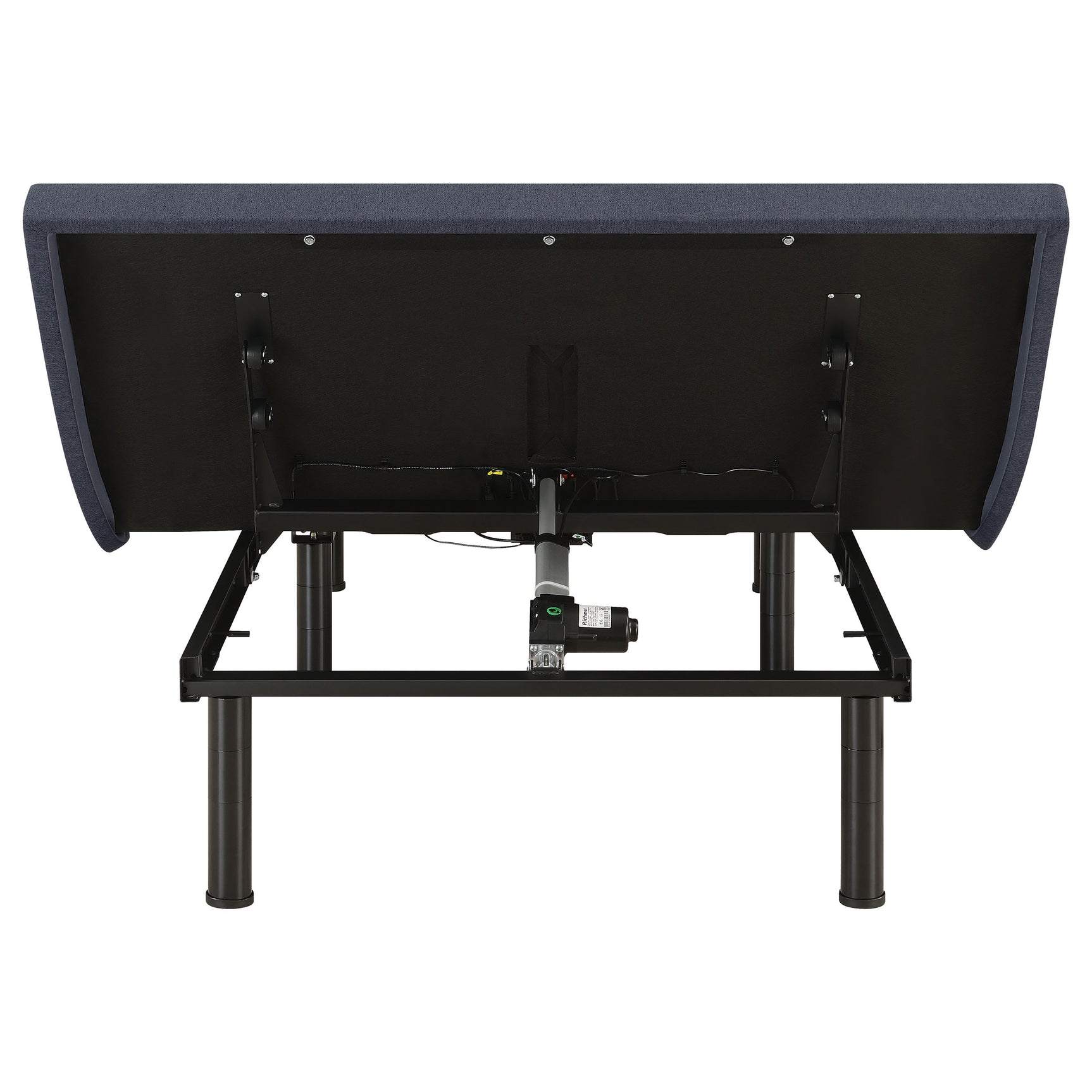 Clara California King Adjustable Bed Base Grey and Black - Tampa Furniture Outlet