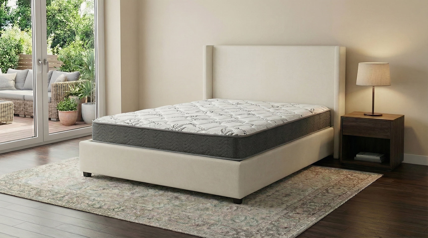 Kenyon 7-inch Full Bamboo Cover Firm Foam Mattress - Tampa Furniture Outlet