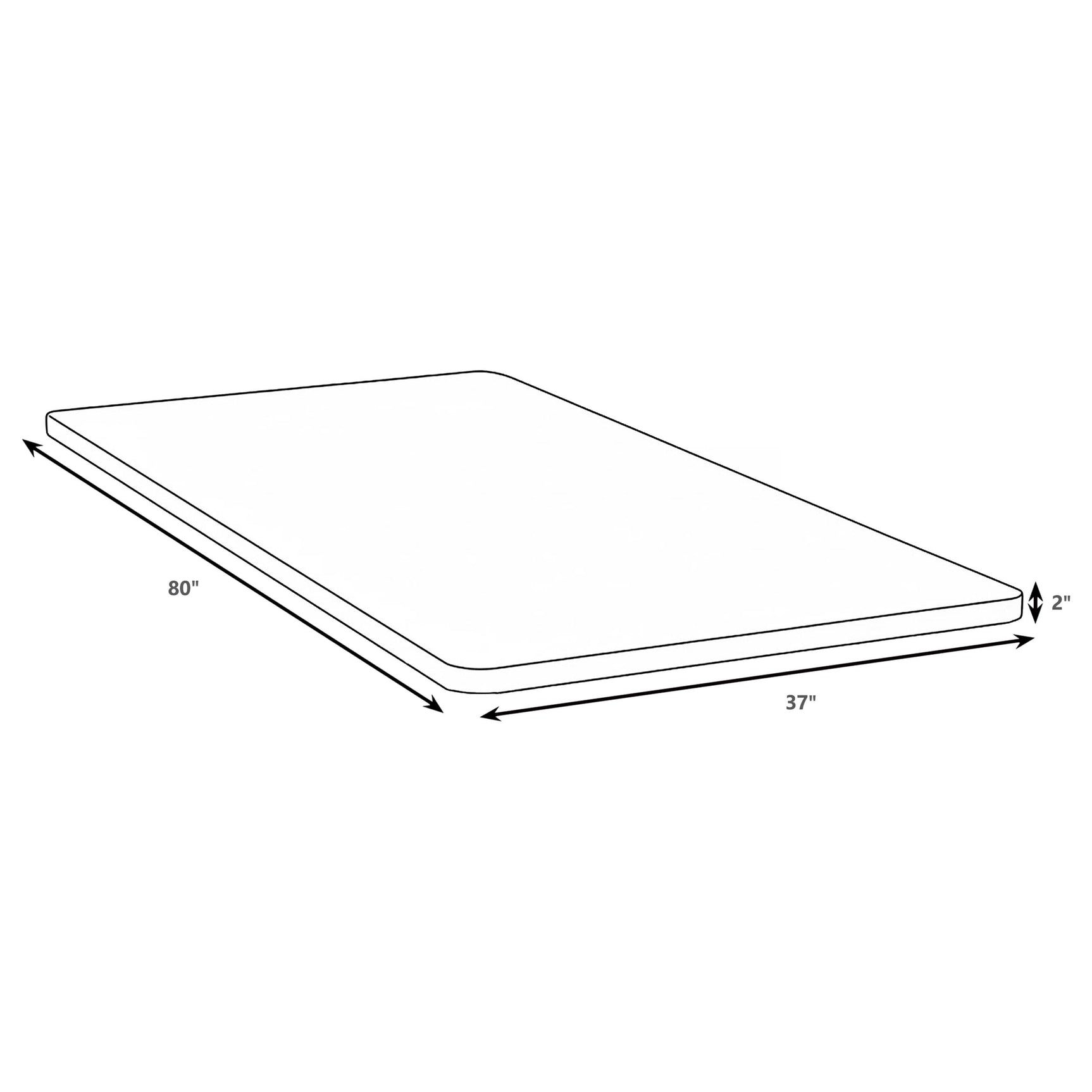Eckard Twin XL Bunkie Board Foundation - Tampa Furniture Outlet