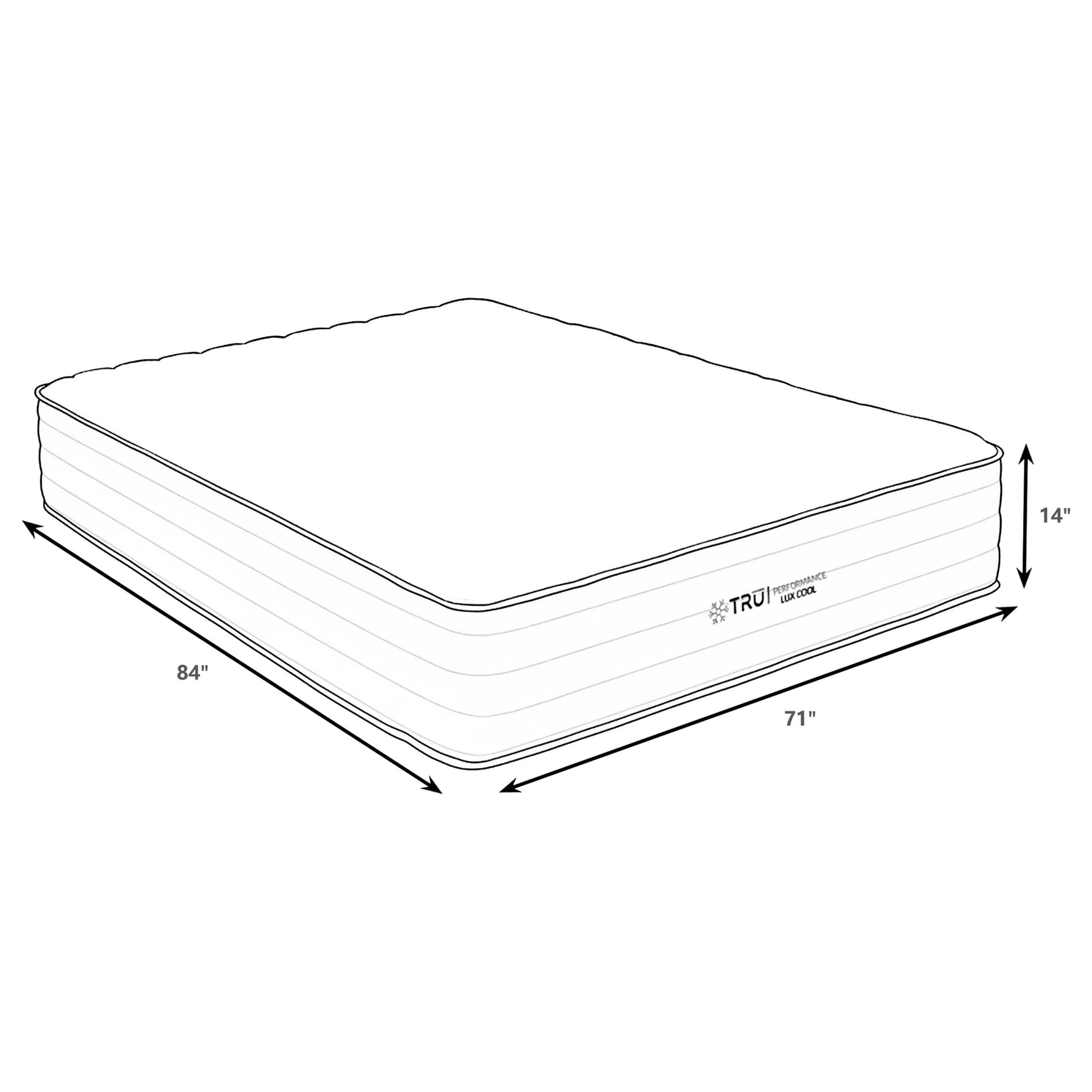 Montlake 14-inch California King Cool Firm Foam Hybrid Mattress