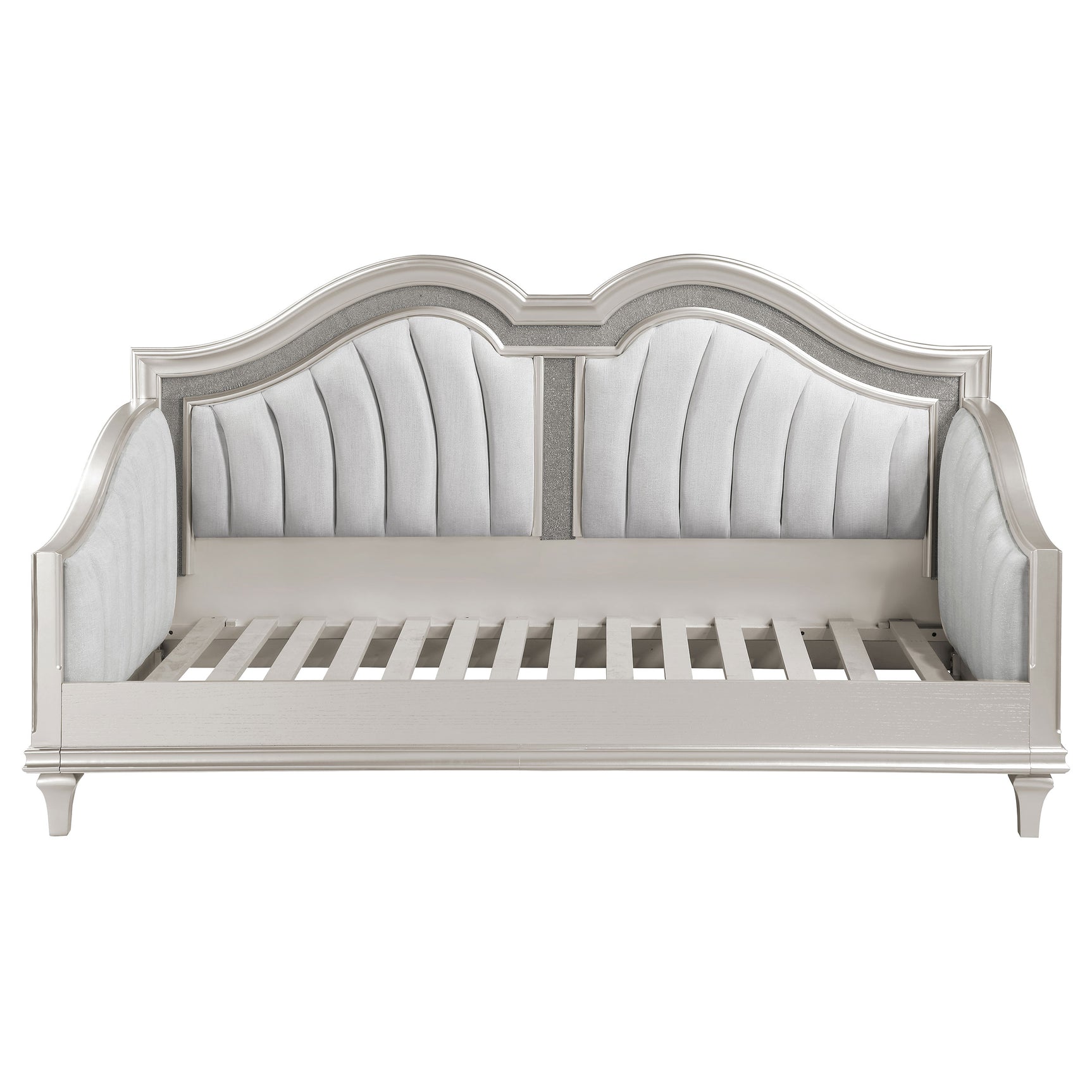 Evangeline Upholstered Twin Daybed Silver Oak - Tampa Furniture Outlet