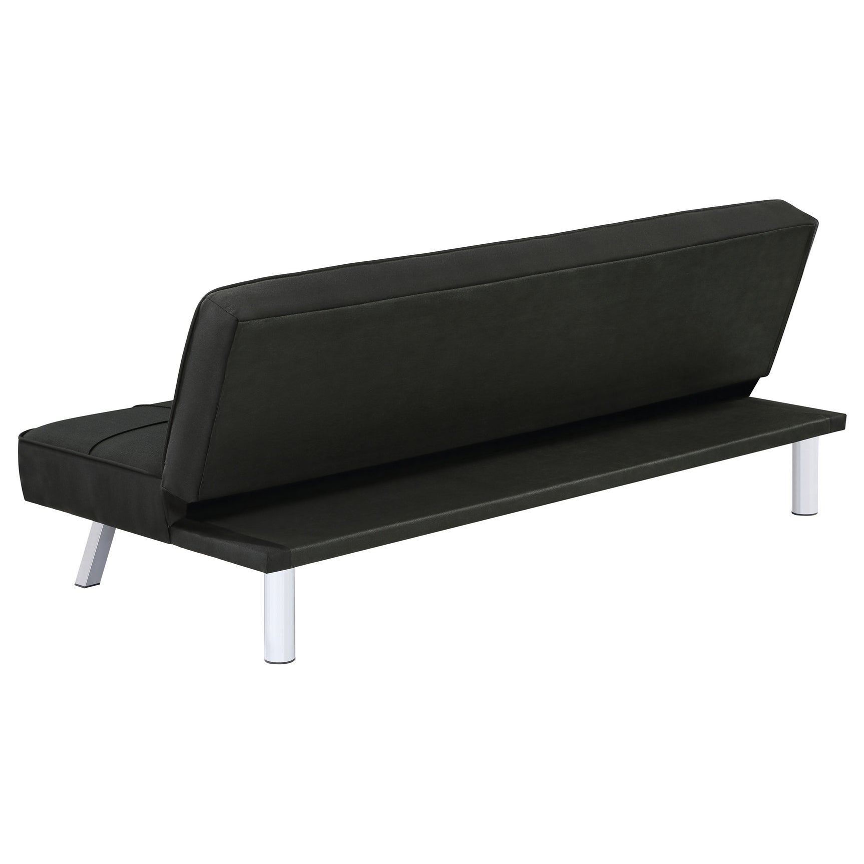 Joel Upholstered Tufted Convertible Sofa Bed Black - Tampa Furniture Outlet