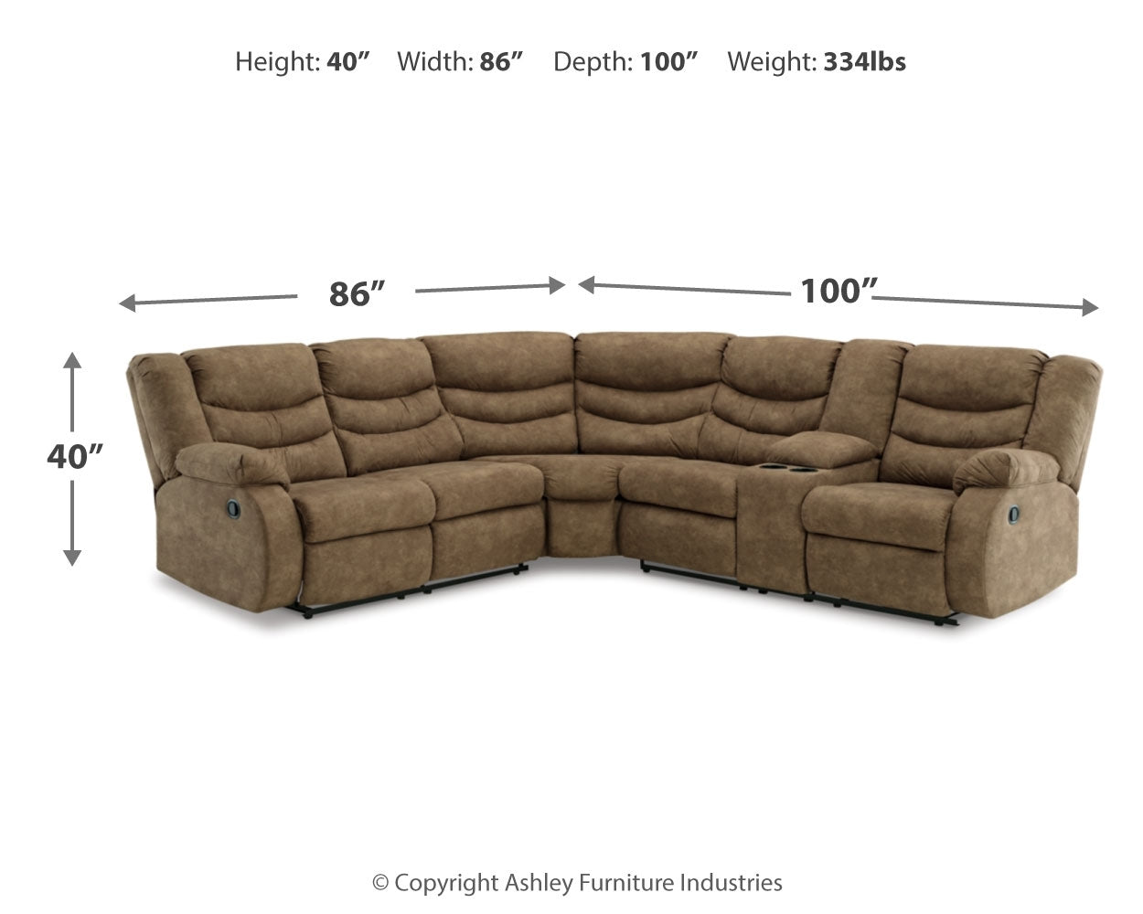 Partymate Sectional - Tampa Furniture Outlet