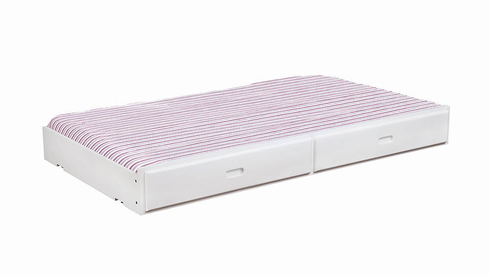 Chapman Wood Storage Trundle White - Tampa Furniture Outlet