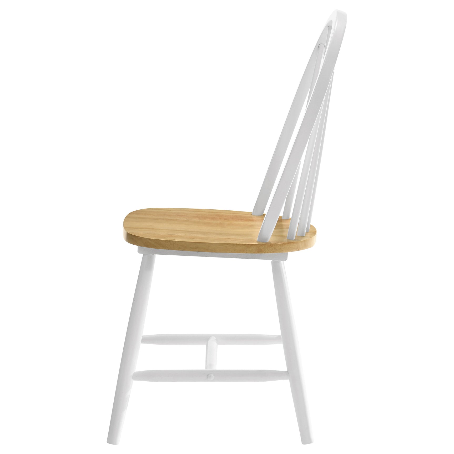 Cinder Wood Dining Side Chair White (Set of 4) - Tampa Furniture Outlet