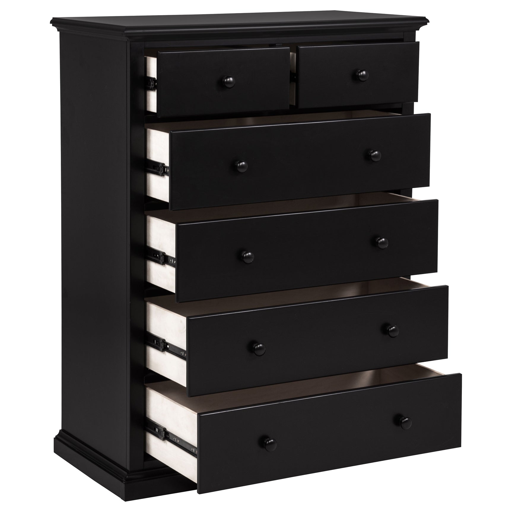 Sumerlin 6-drawer Bedroom Chest of Drawers Black - Tampa Furniture Outlet