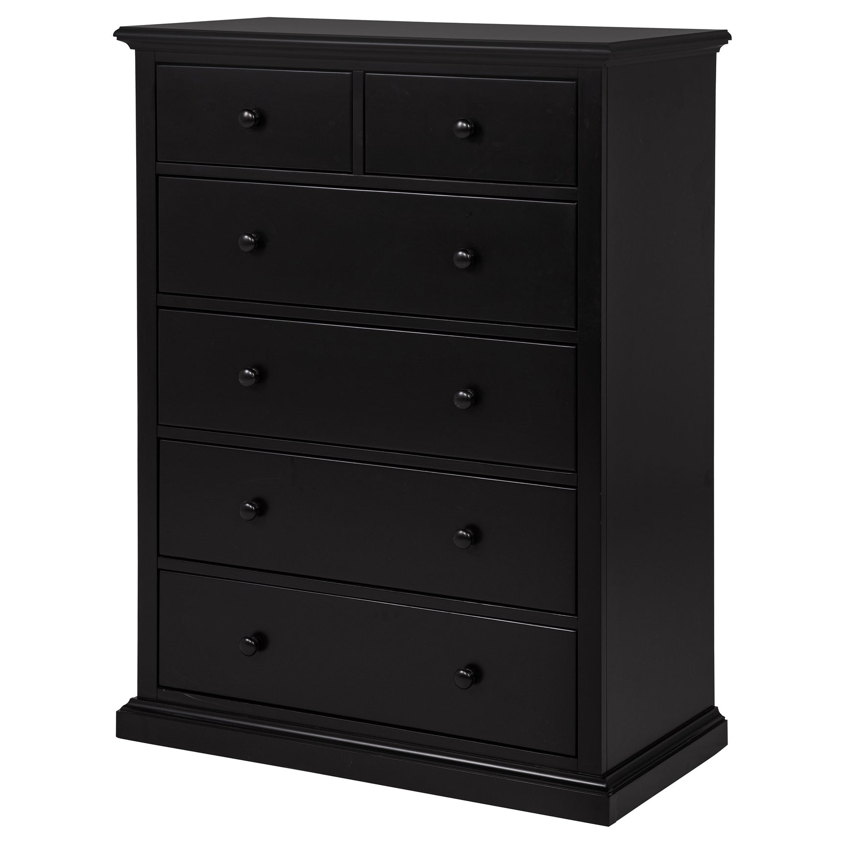 Sumerlin 6-drawer Bedroom Chest of Drawers Black - Tampa Furniture Outlet