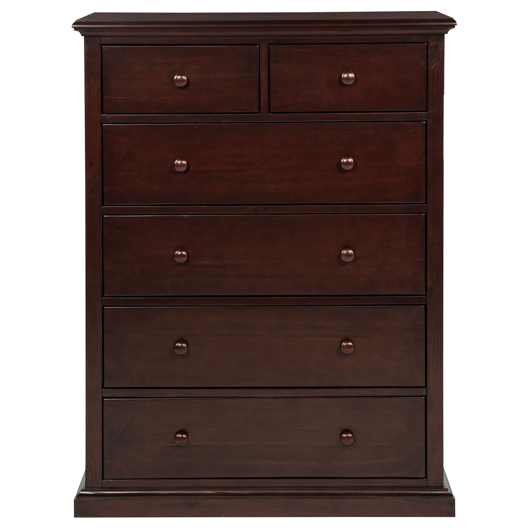 Sumerlin 6-drawer Bedroom Chest of Drawers Cappuccino - Tampa Furniture Outlet