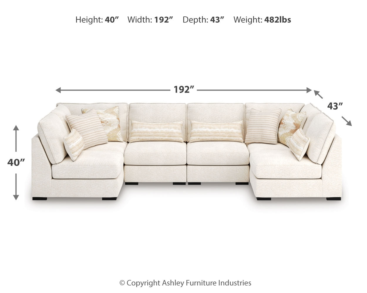 Donelson Creek Sectional - Tampa Furniture Outlet