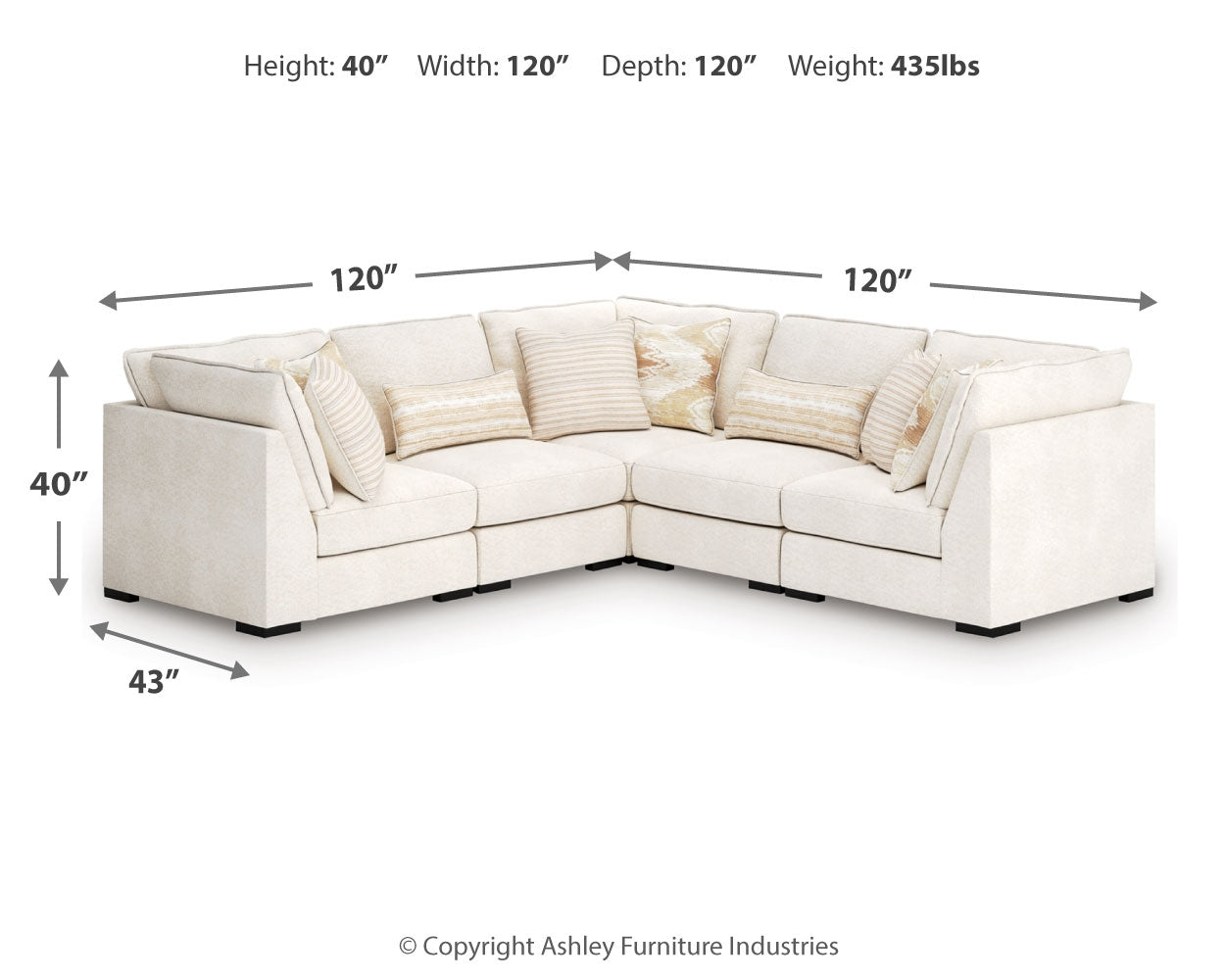 Donelson Creek Sectional - Tampa Furniture Outlet