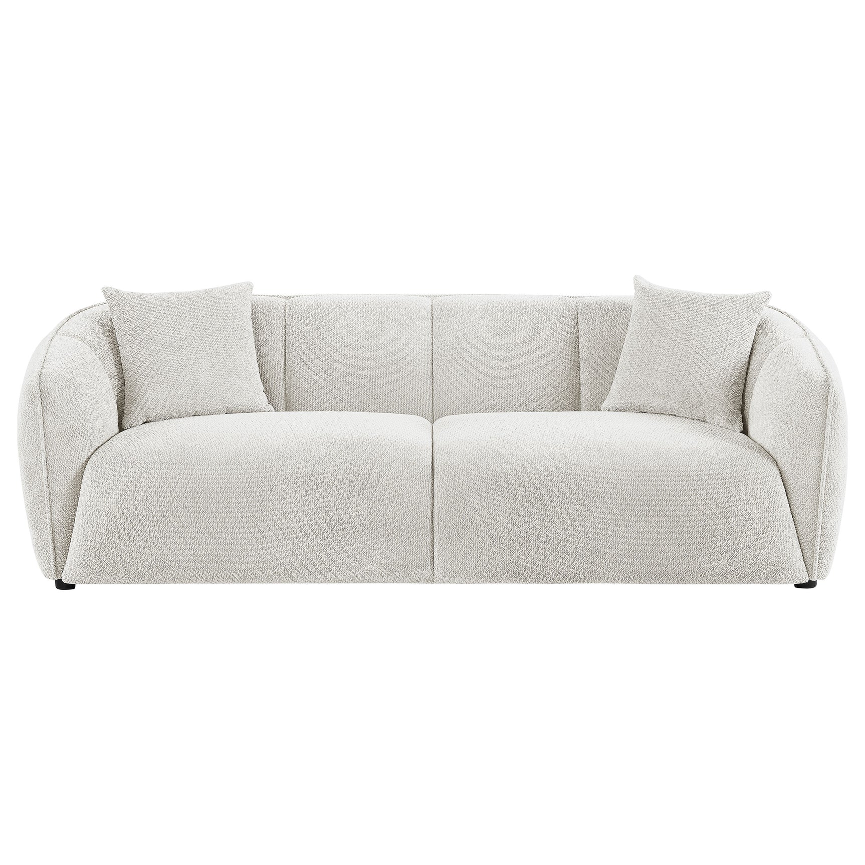 Aleisha Fabric Upholstered Sofa Sand