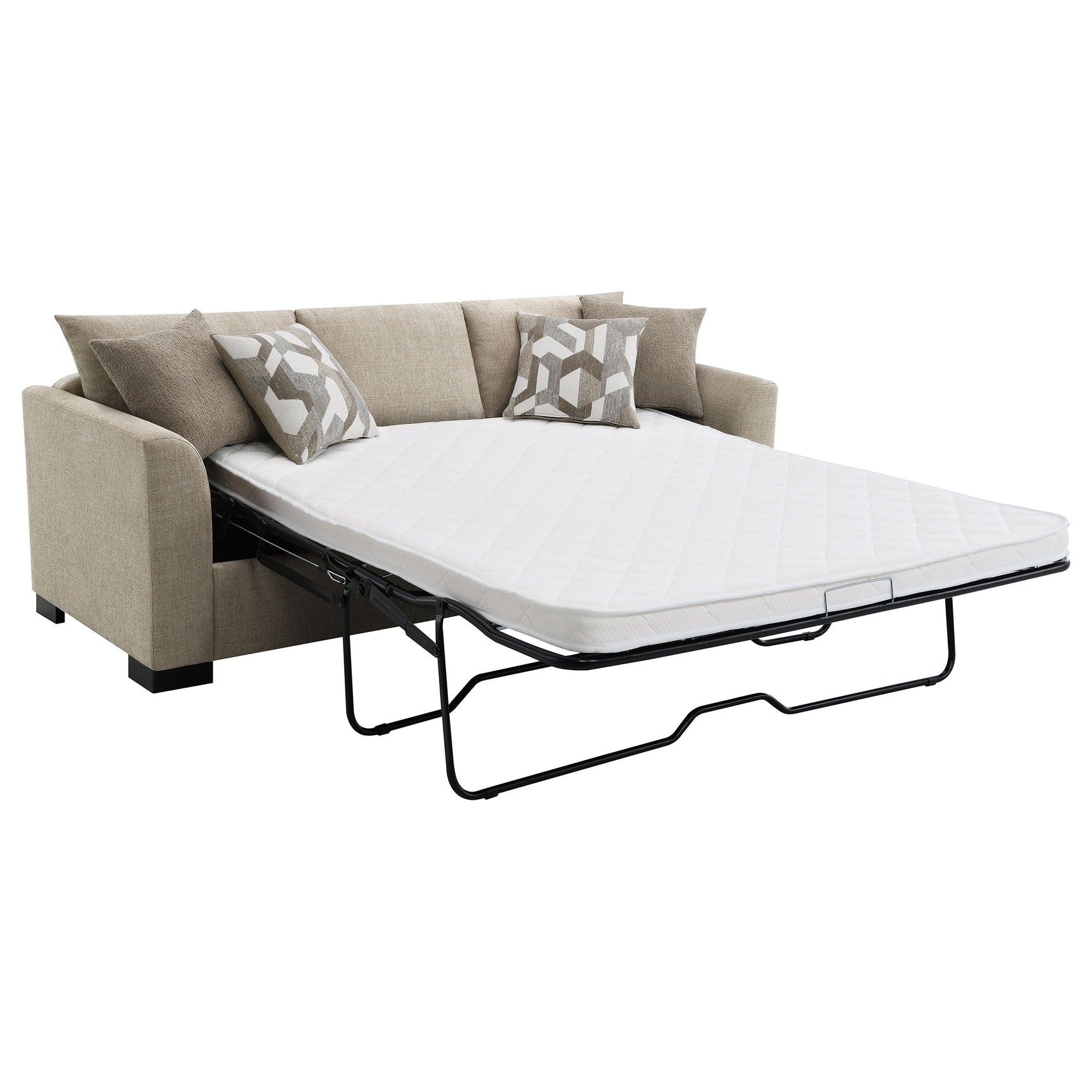 Storey Upholstered Sleeper Sectional Chaise Sofa Camel - Tampa Furniture Outlet