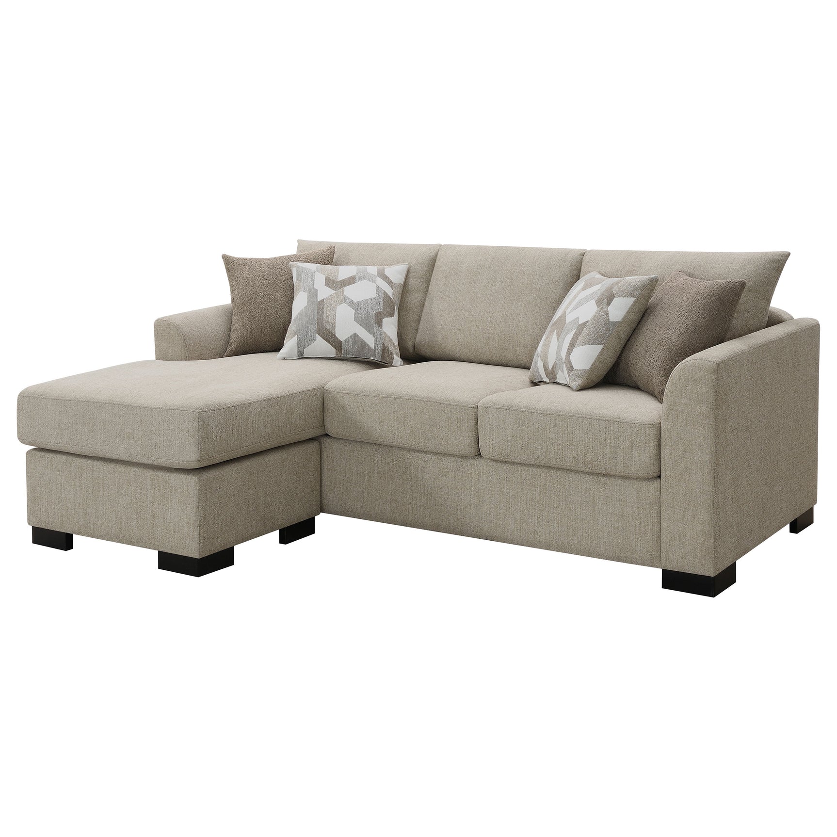 Storey Upholstered Sleeper Sectional Chaise Sofa Camel - Tampa Furniture Outlet