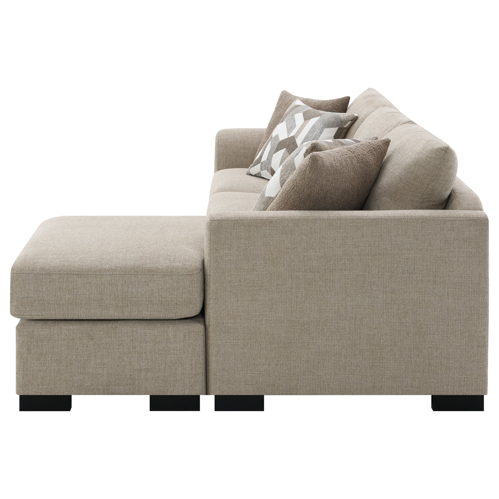 Storey Upholstered Sleeper Sectional Chaise Sofa Camel - Tampa Furniture Outlet