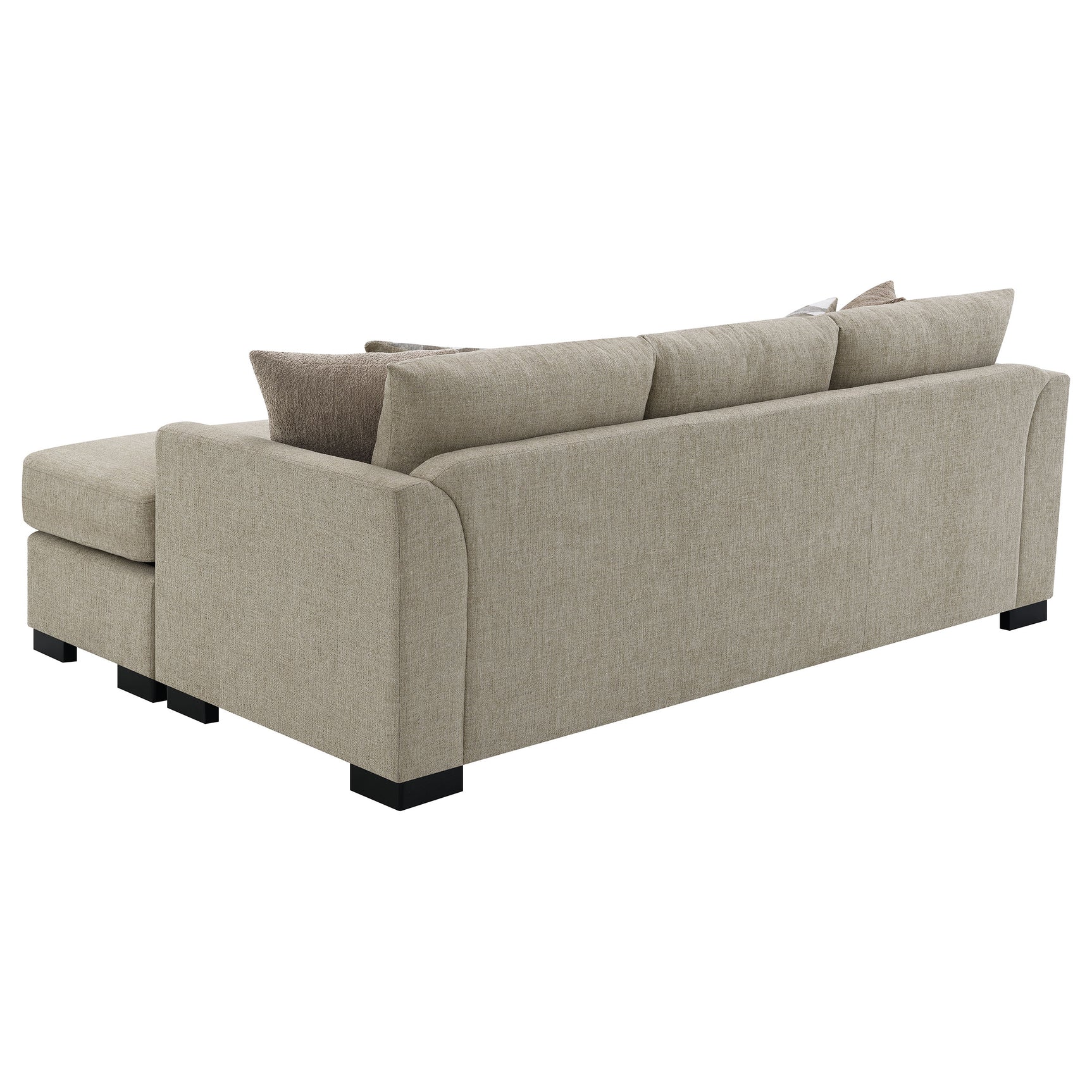 Storey Upholstered Sleeper Sectional Chaise Sofa Camel - Tampa Furniture Outlet