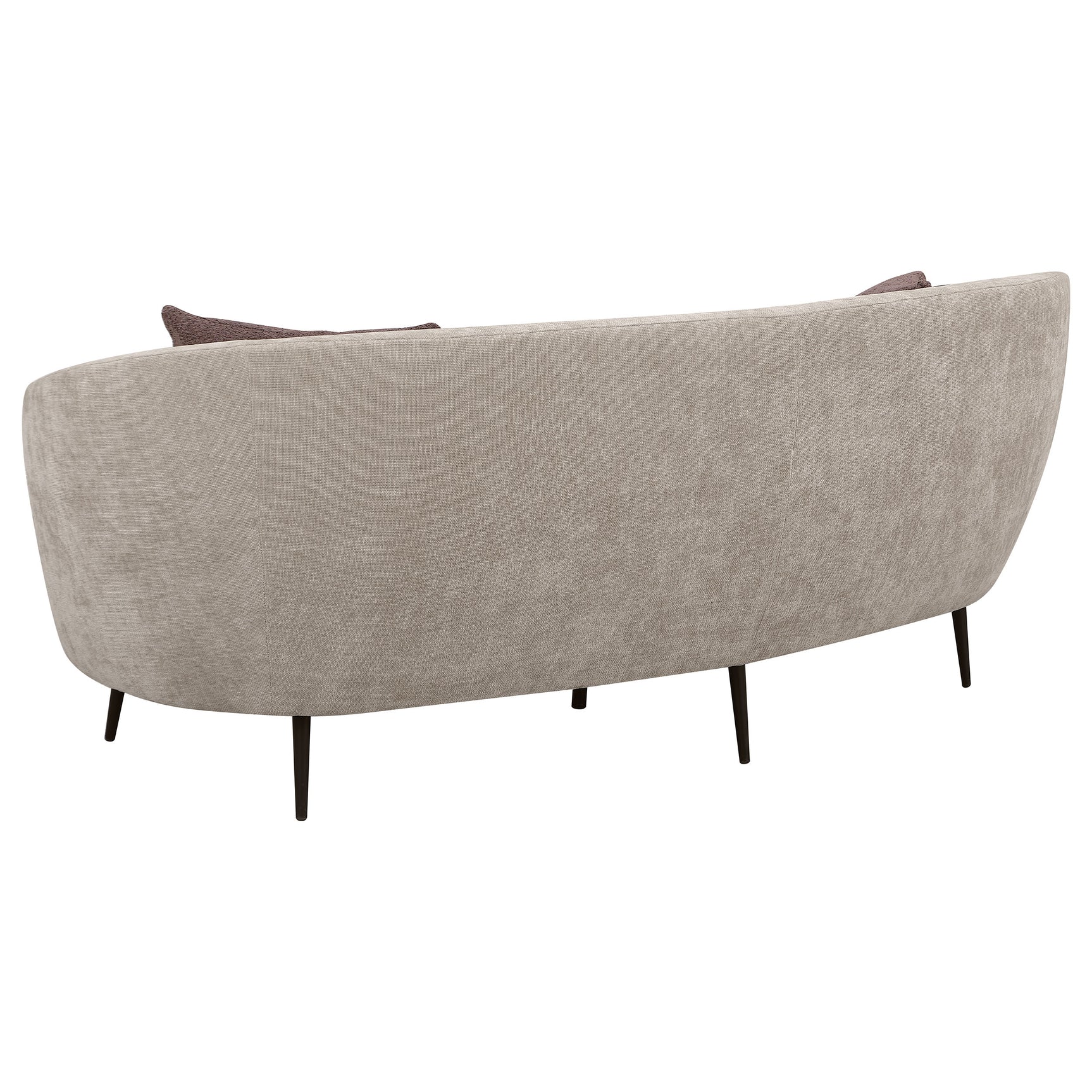Ellorie 3-piece Upholstered Curved Sofa Set Beige - Tampa Furniture Outlet