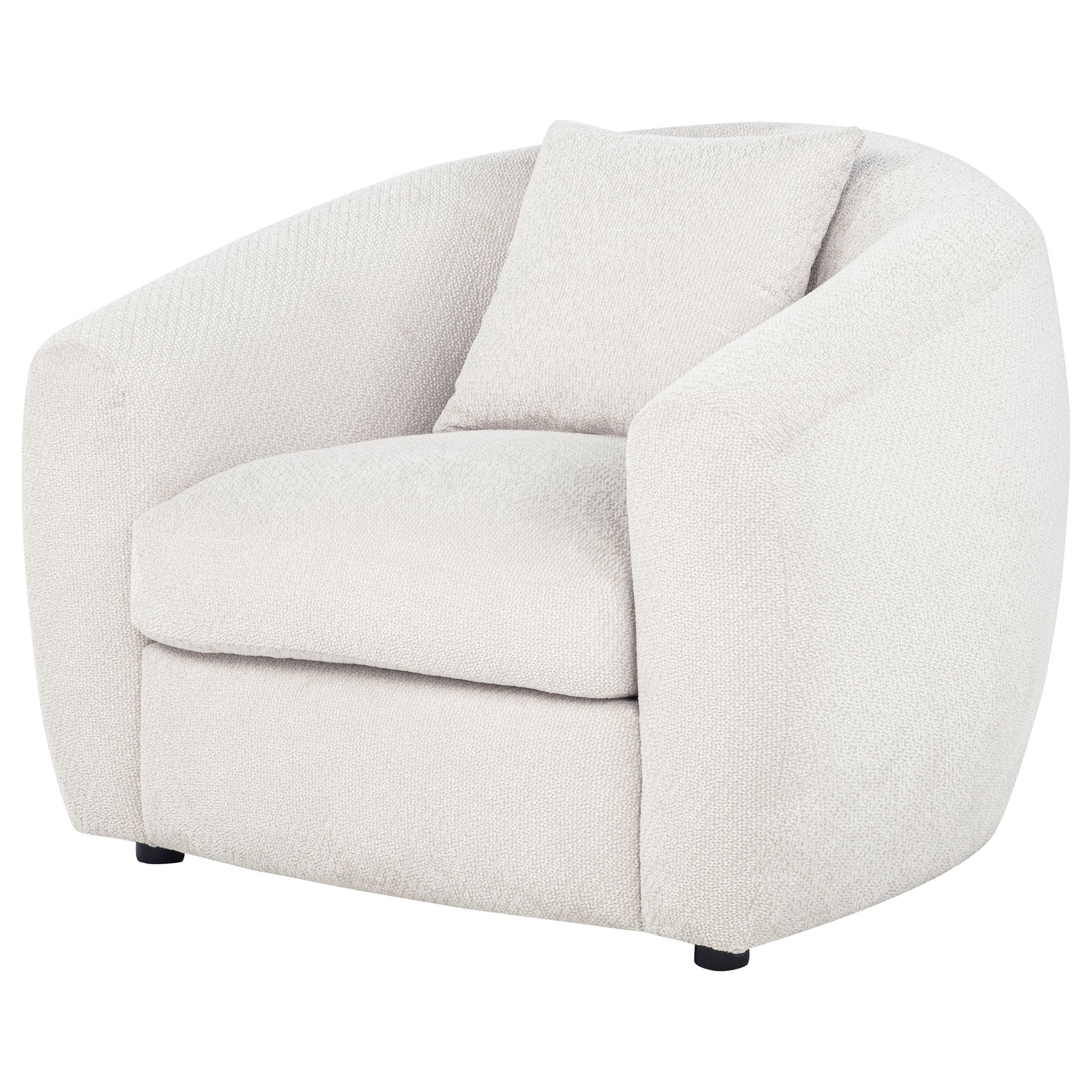 Isabella Fabric Upholstered Accent Chair Sand
