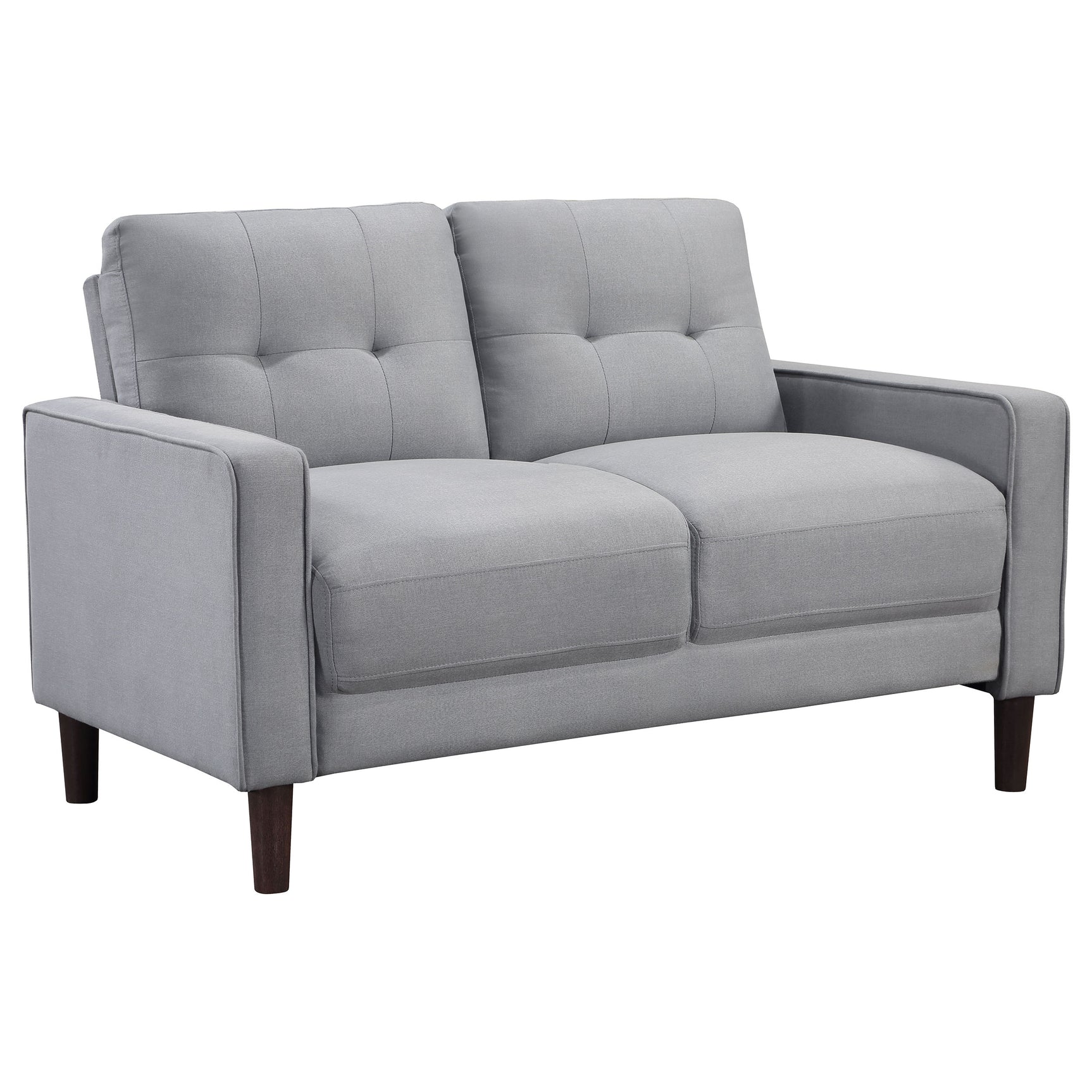 Bowen 3-piece Upholstered Track Arm Tufted Sofa Set Grey - Tampa Furniture Outlet