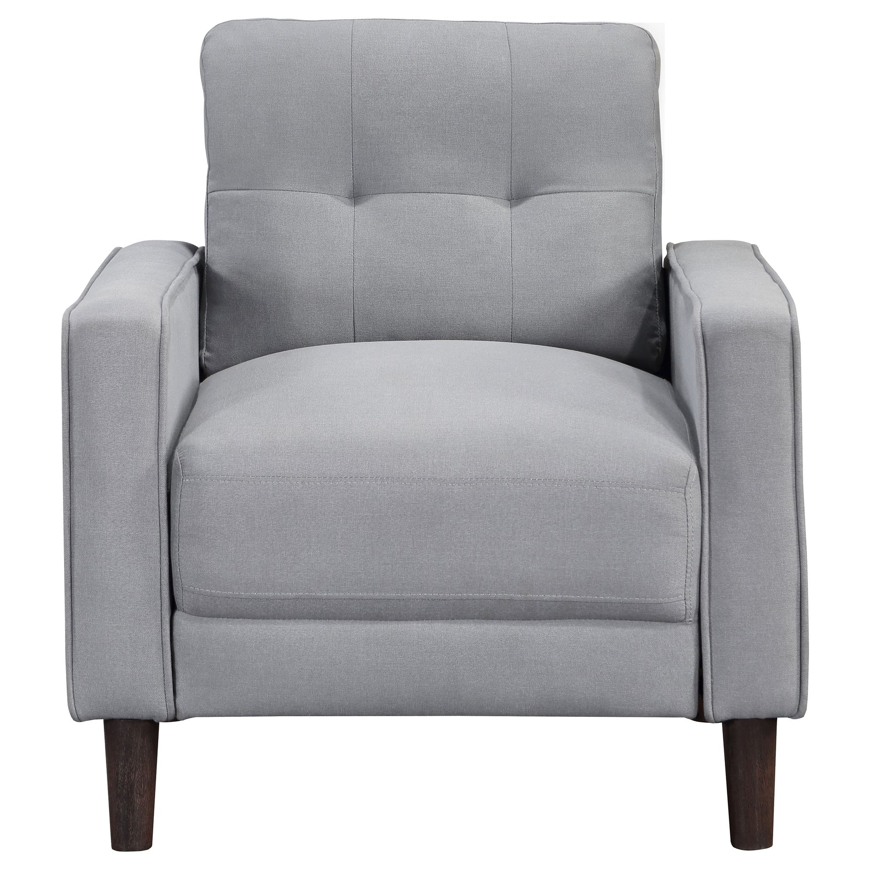 Bowen 3-piece Upholstered Track Arm Tufted Sofa Set Grey - Tampa Furniture Outlet