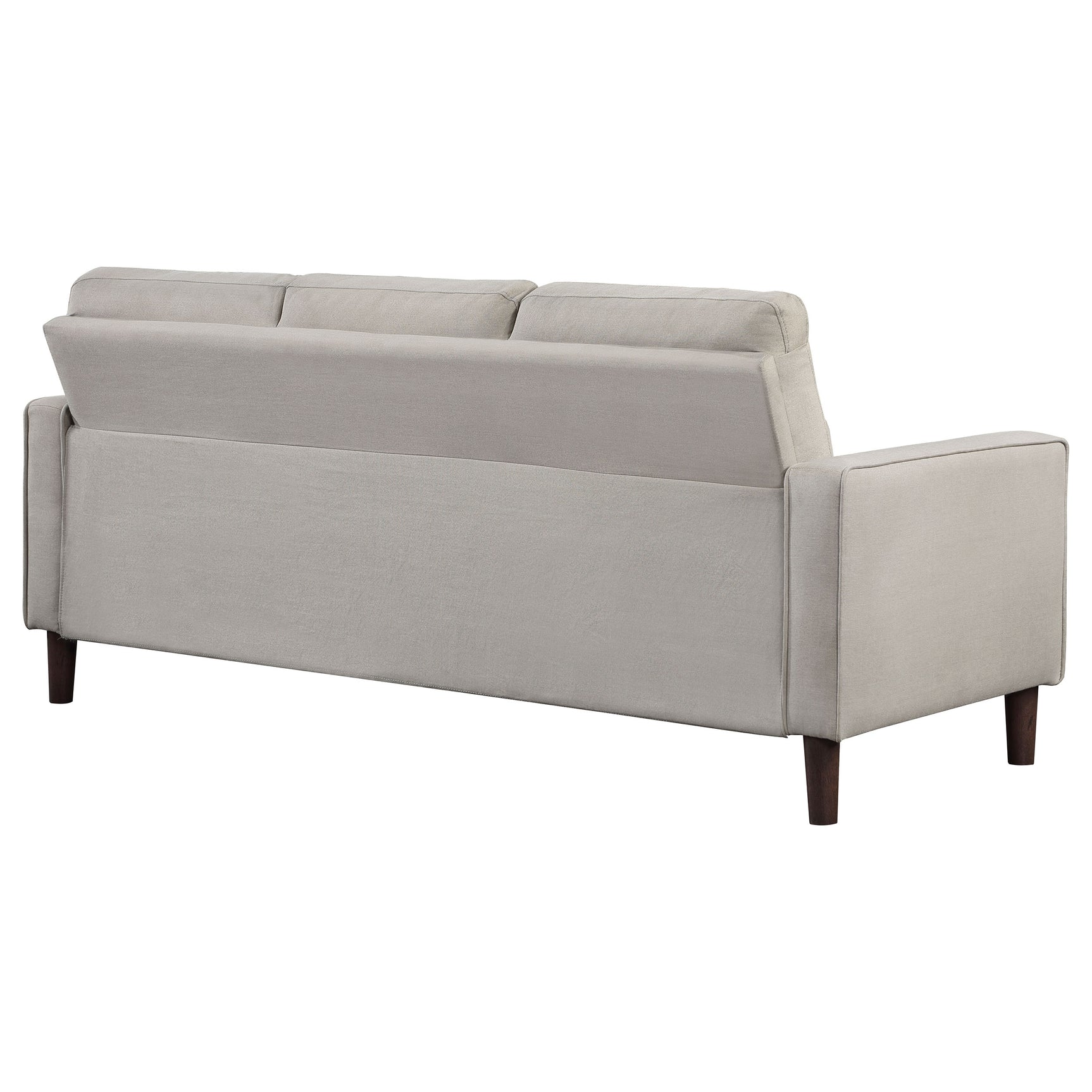 Bowen Upholstered Track Arm Tufted Sofa Beige - Tampa Furniture Outlet