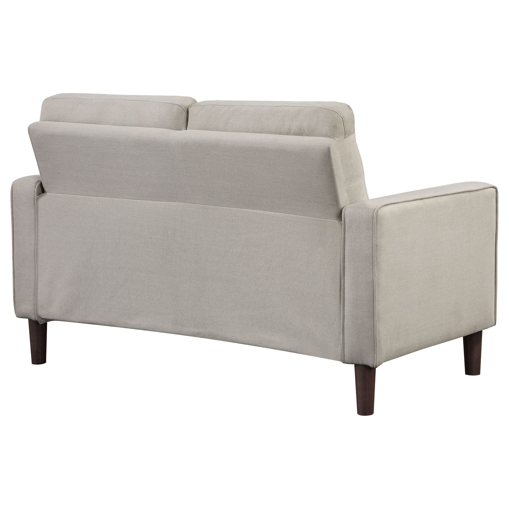 Bowen Upholstered Track Arm Tufted Loveseat Beige - Tampa Furniture Outlet