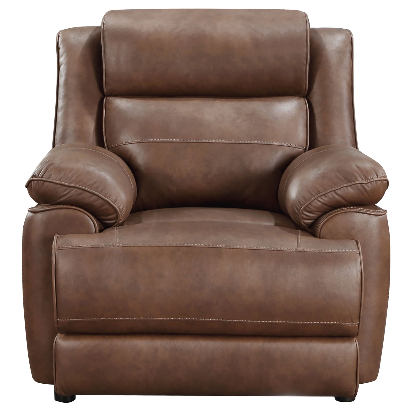 Ellington 3-piece Upholstered Padded Arm Sofa Set Dark Brown - Tampa Furniture Outlet
