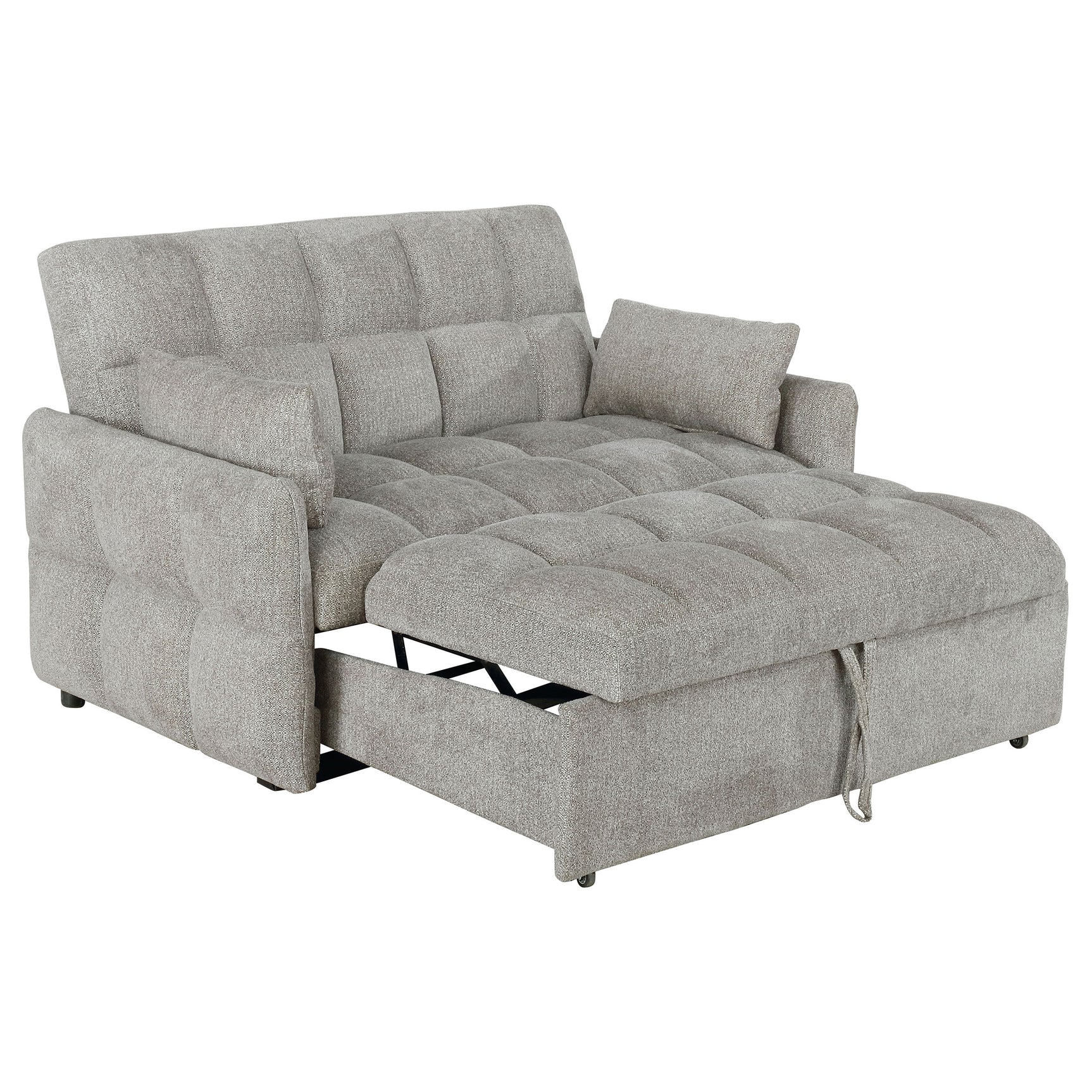 Cotswold Upholstered Convertible Sleeper Sofa Bed Light Grey - Tampa Furniture Outlet