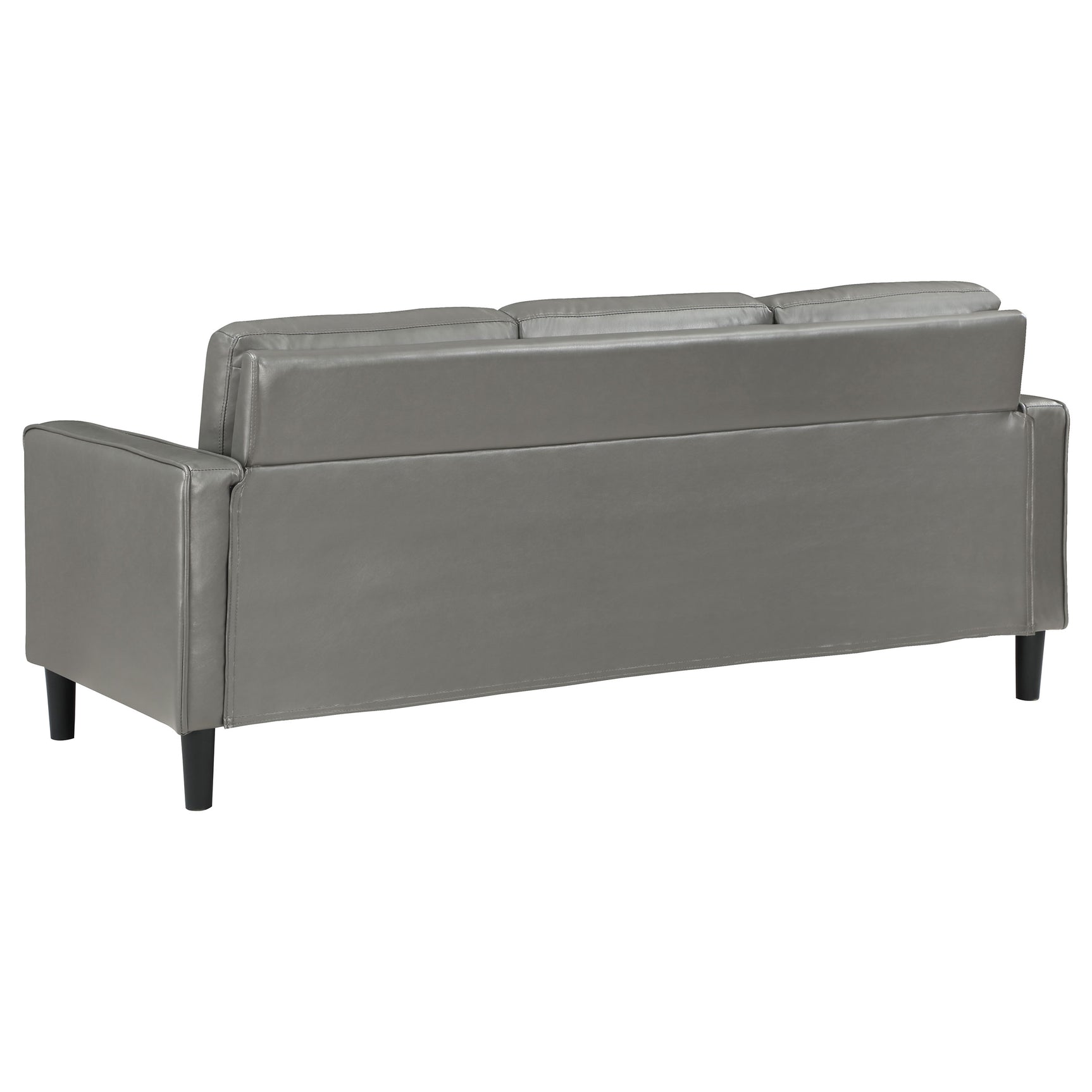 Ruth 3-piece Upholstered Track Arm Sofa Set Grey - Tampa Furniture Outlet