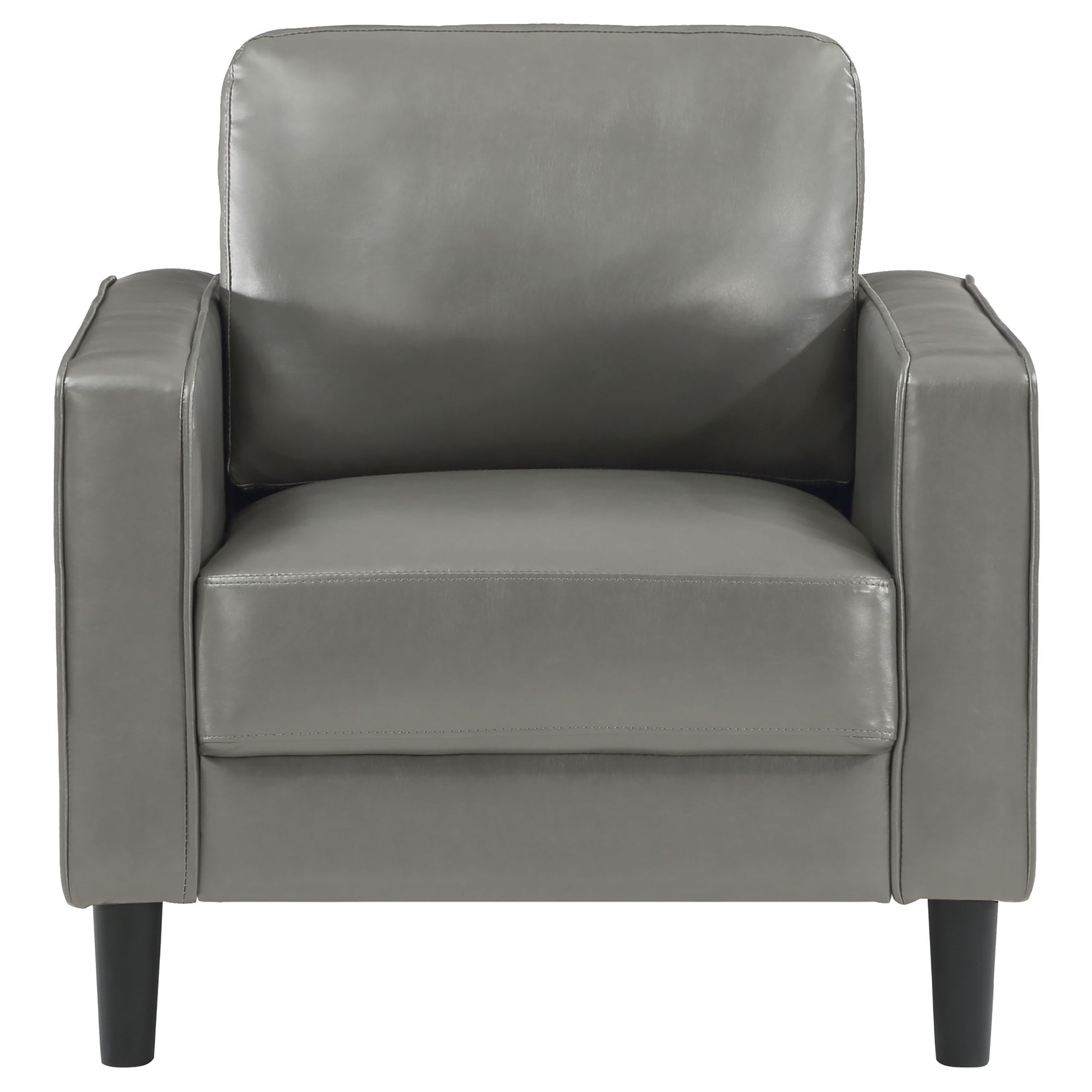 Ruth 3-piece Upholstered Track Arm Sofa Set Grey - Tampa Furniture Outlet