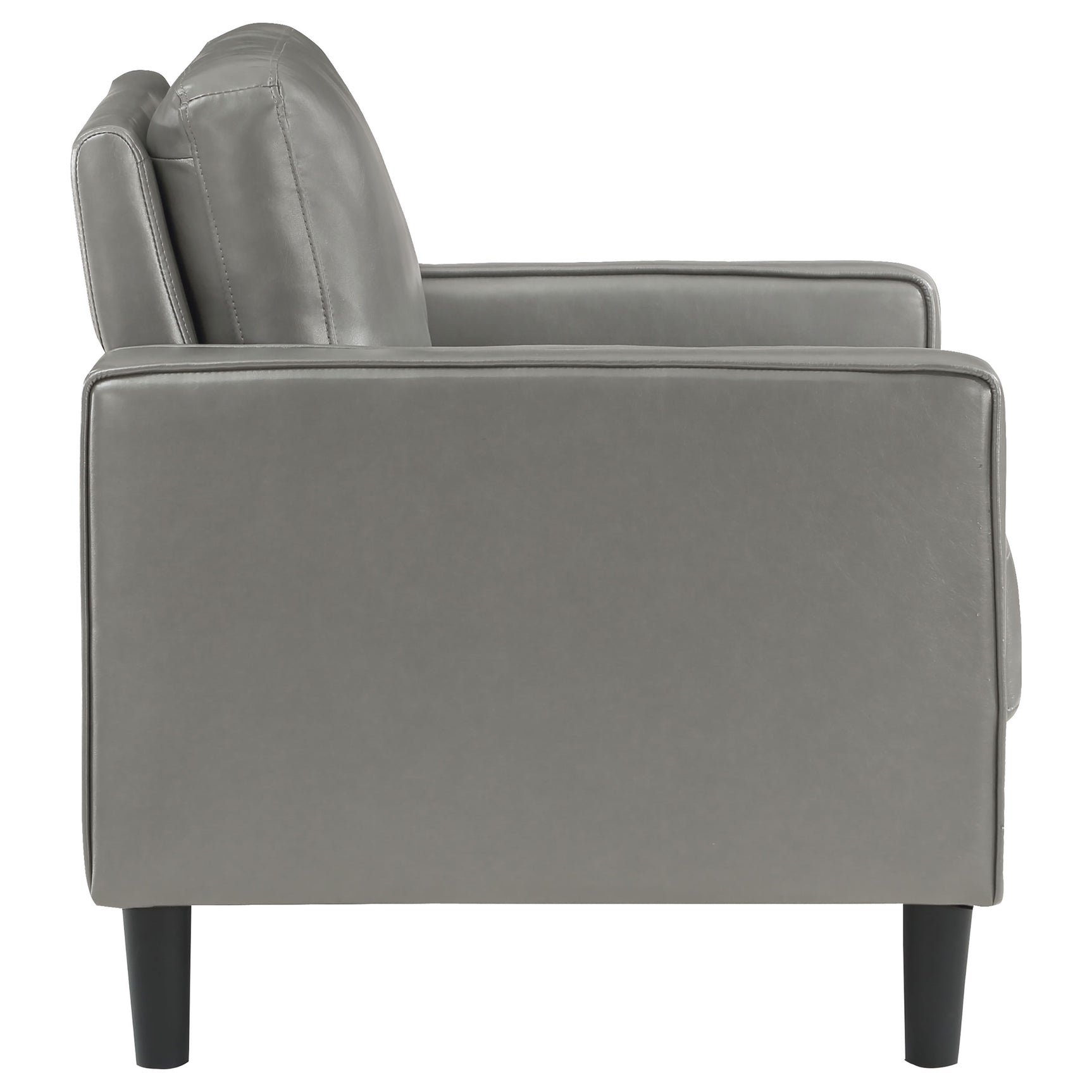 Ruth 3-piece Upholstered Track Arm Sofa Set Grey - Tampa Furniture Outlet