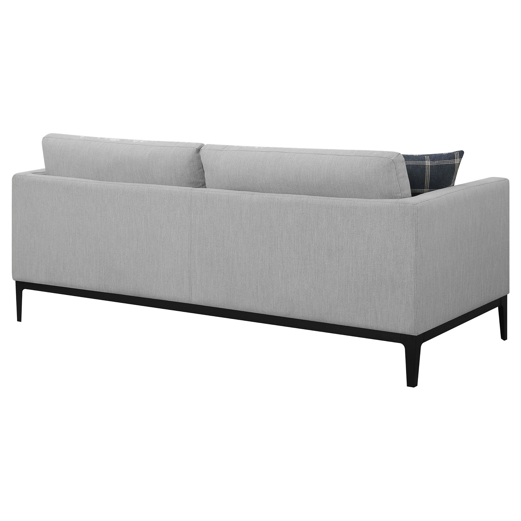 Apperson Upholstered Track Arm Sofa Light Grey - Tampa Furniture Outlet