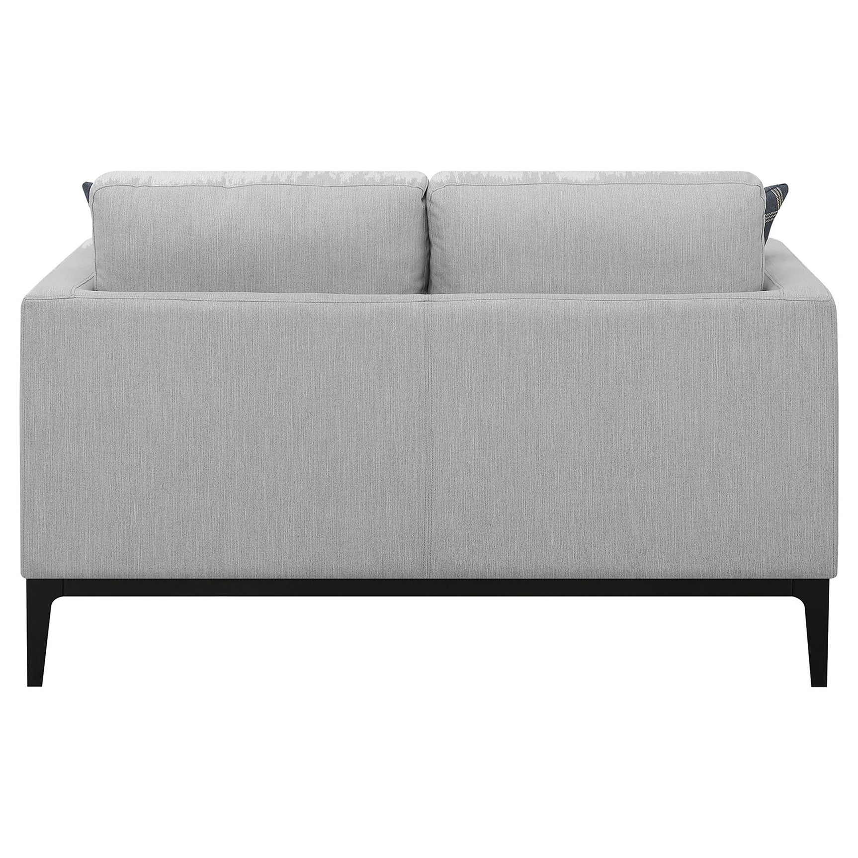 Apperson Upholstered Track Arm Loveseat Light Grey - Tampa Furniture Outlet