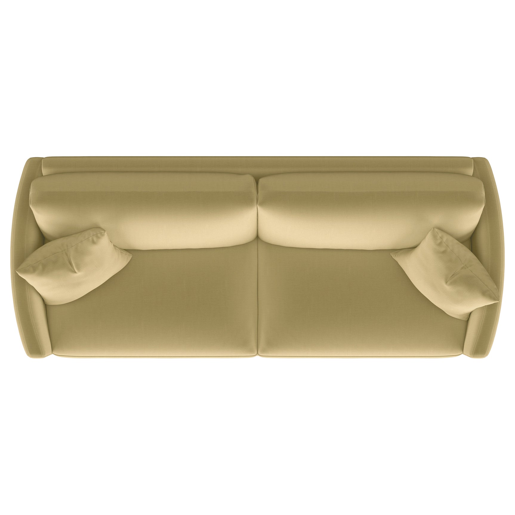 Corliss Upholstered Curved Track Arm Sofa Camel - Tampa Furniture Outlet