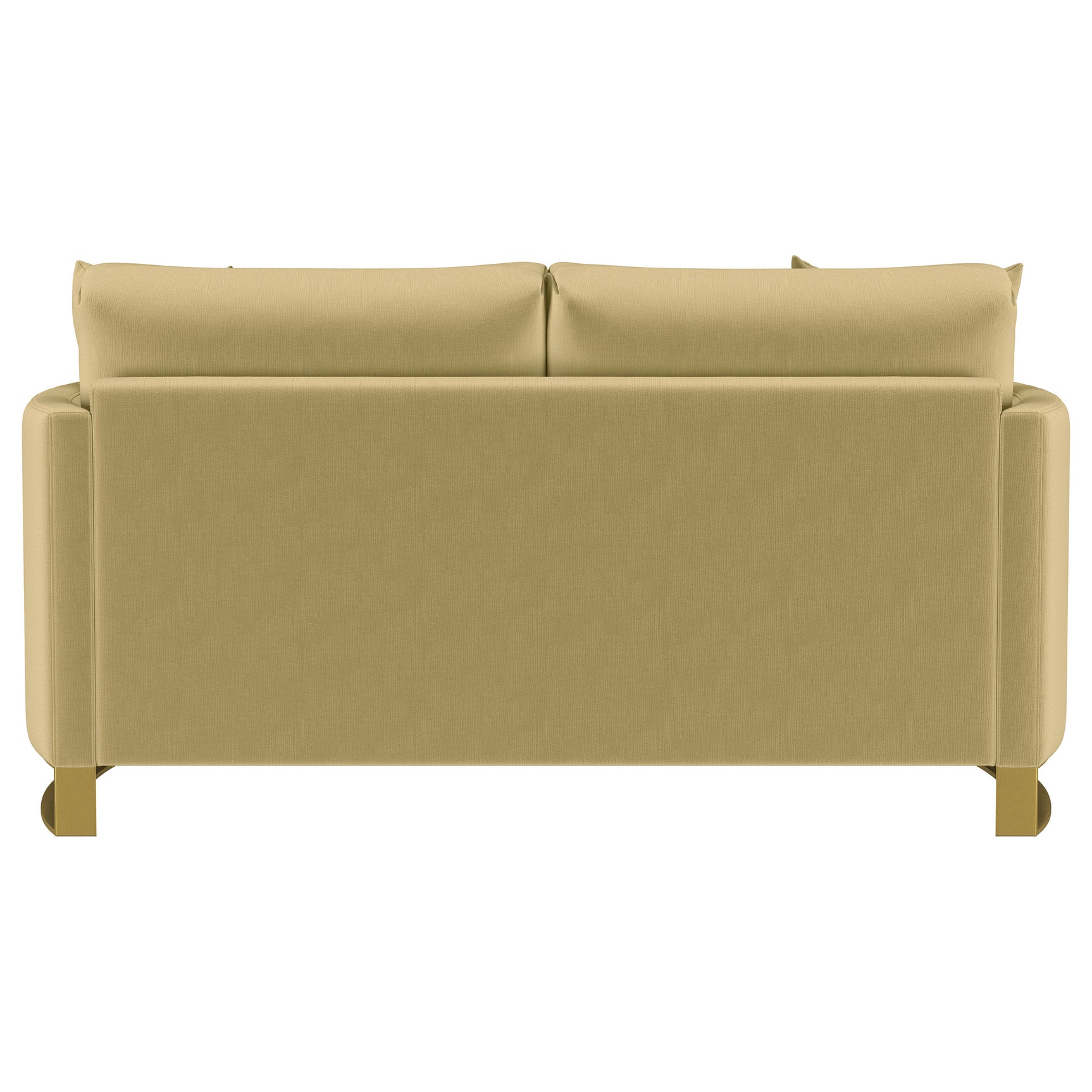 Corliss Upholstered Curved Track Arm Loveseat Camel - Tampa Furniture Outlet