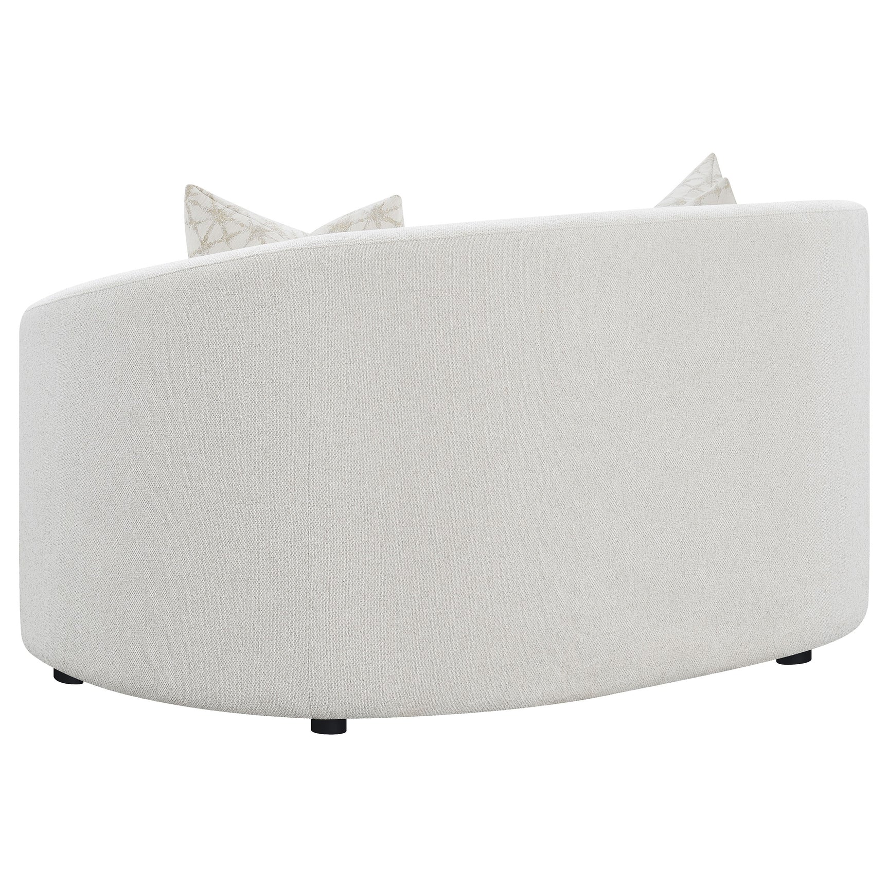Rainn Boucle Upholstered Sloped Arm Loveseat Latte - Tampa Furniture Outlet