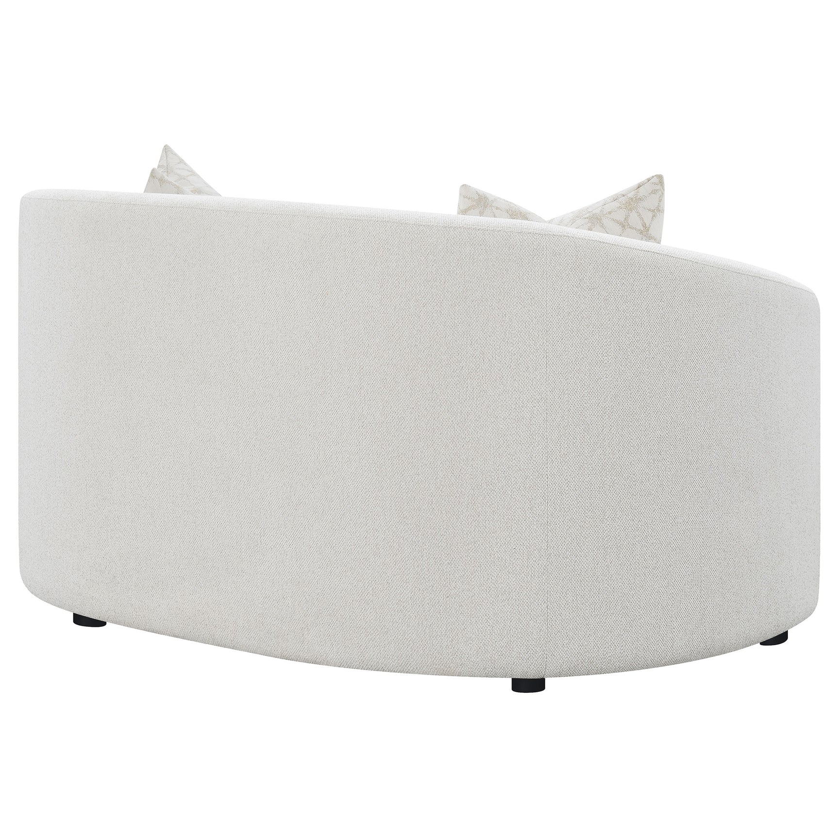 Rainn Boucle Upholstered Sloped Arm Loveseat Latte - Tampa Furniture Outlet