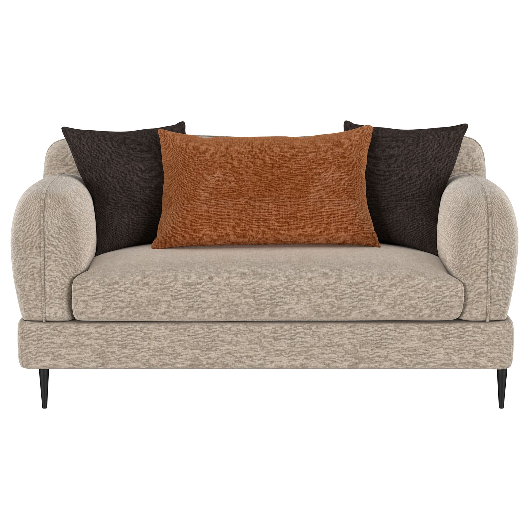 Jade 2-piece Chenille Upholstered Sofa Set Latte - Tampa Furniture Outlet