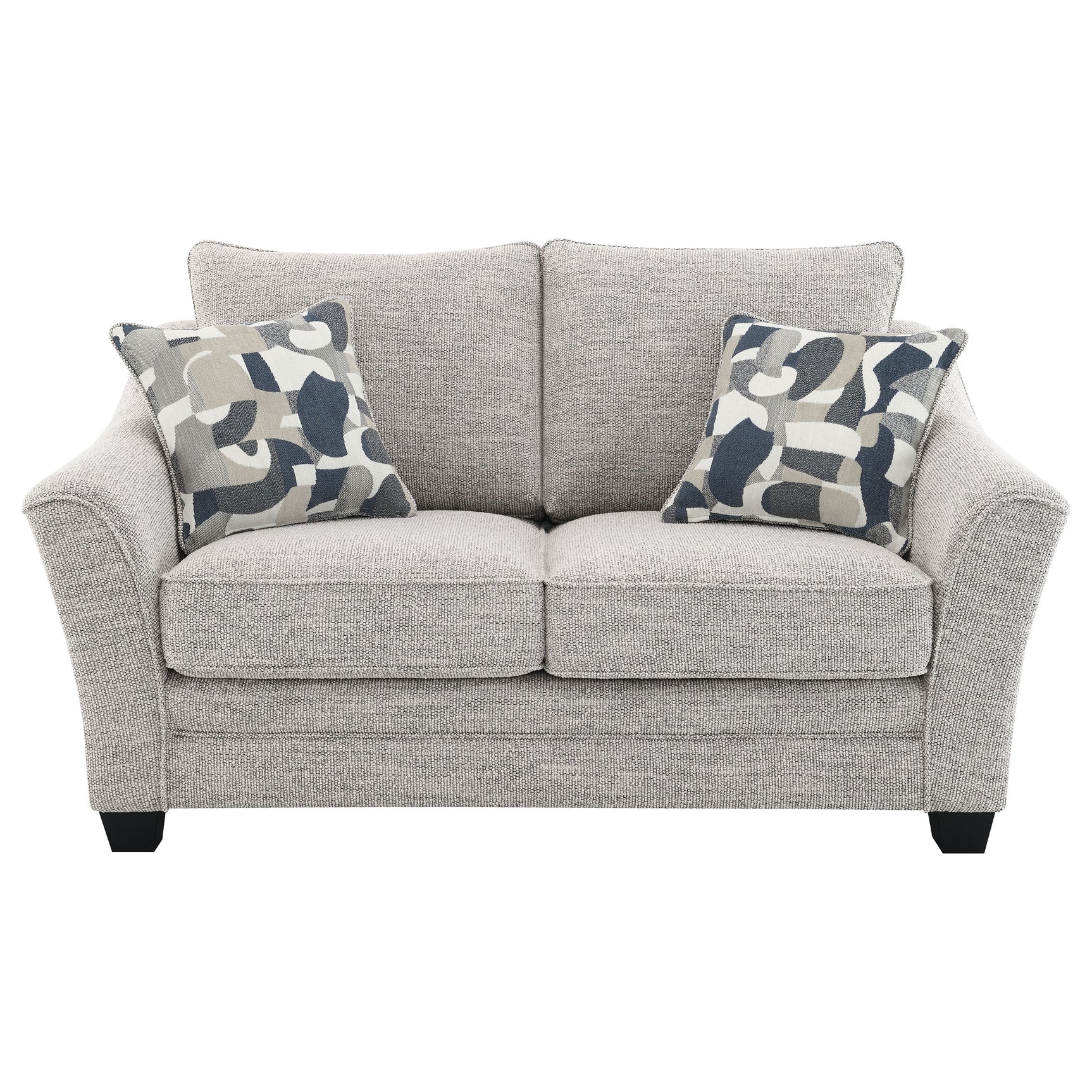 Tomkins 2-piece Boucle Upholstered Sofa Set Light Grey - Tampa Furniture Outlet